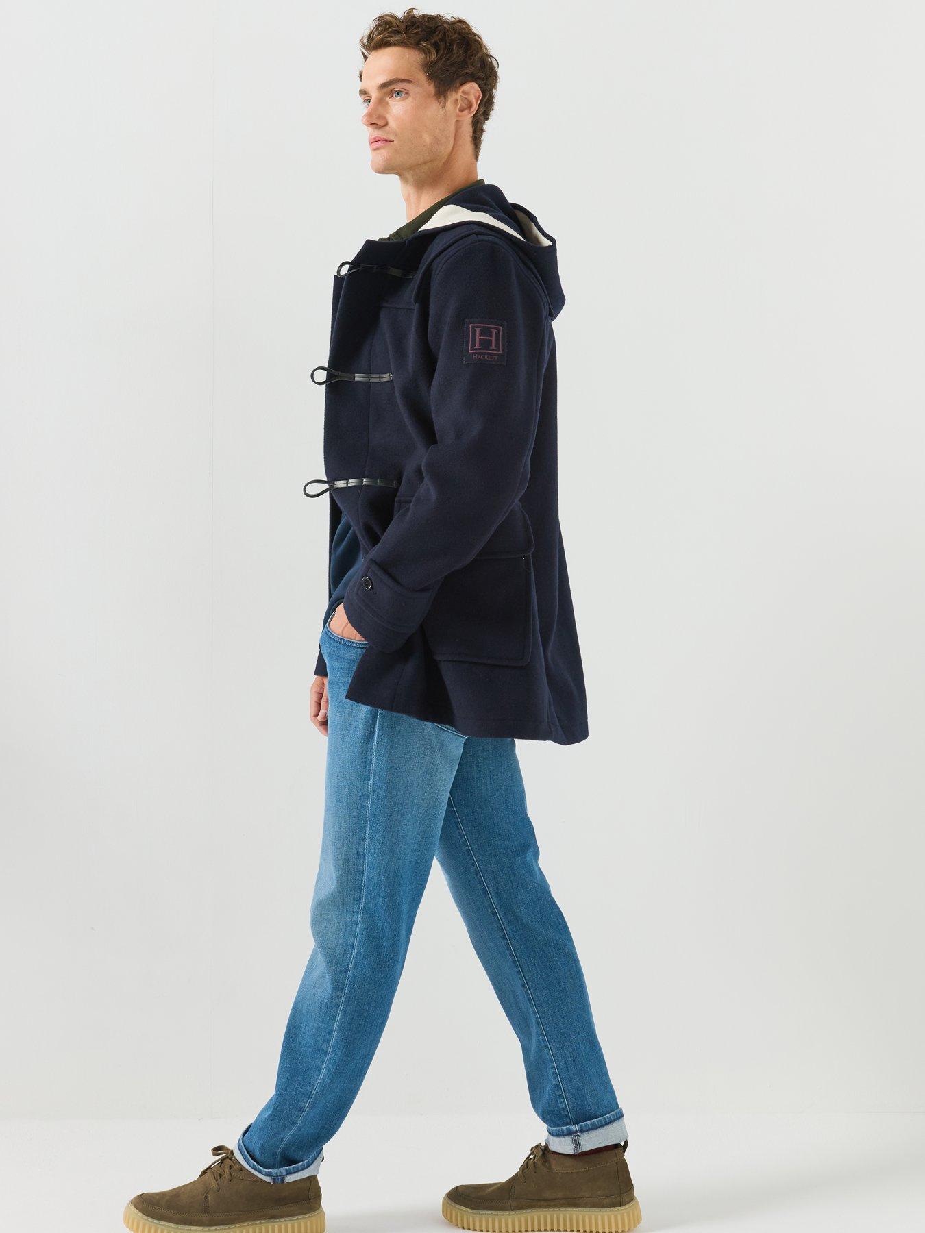 Image 6 of 6 of Hackett Men's Heritage Duffle Coat - Navy