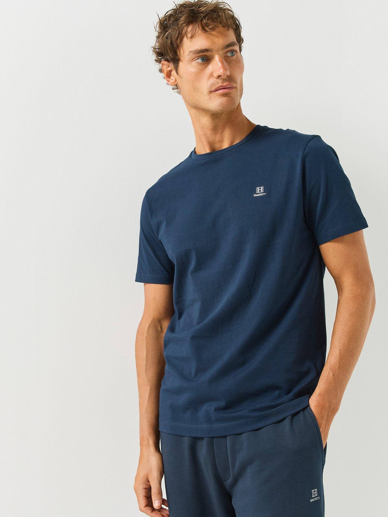 Hackett Men's Navy Heritage Small Logo T-Shirt | Size: Medium - Image 2
