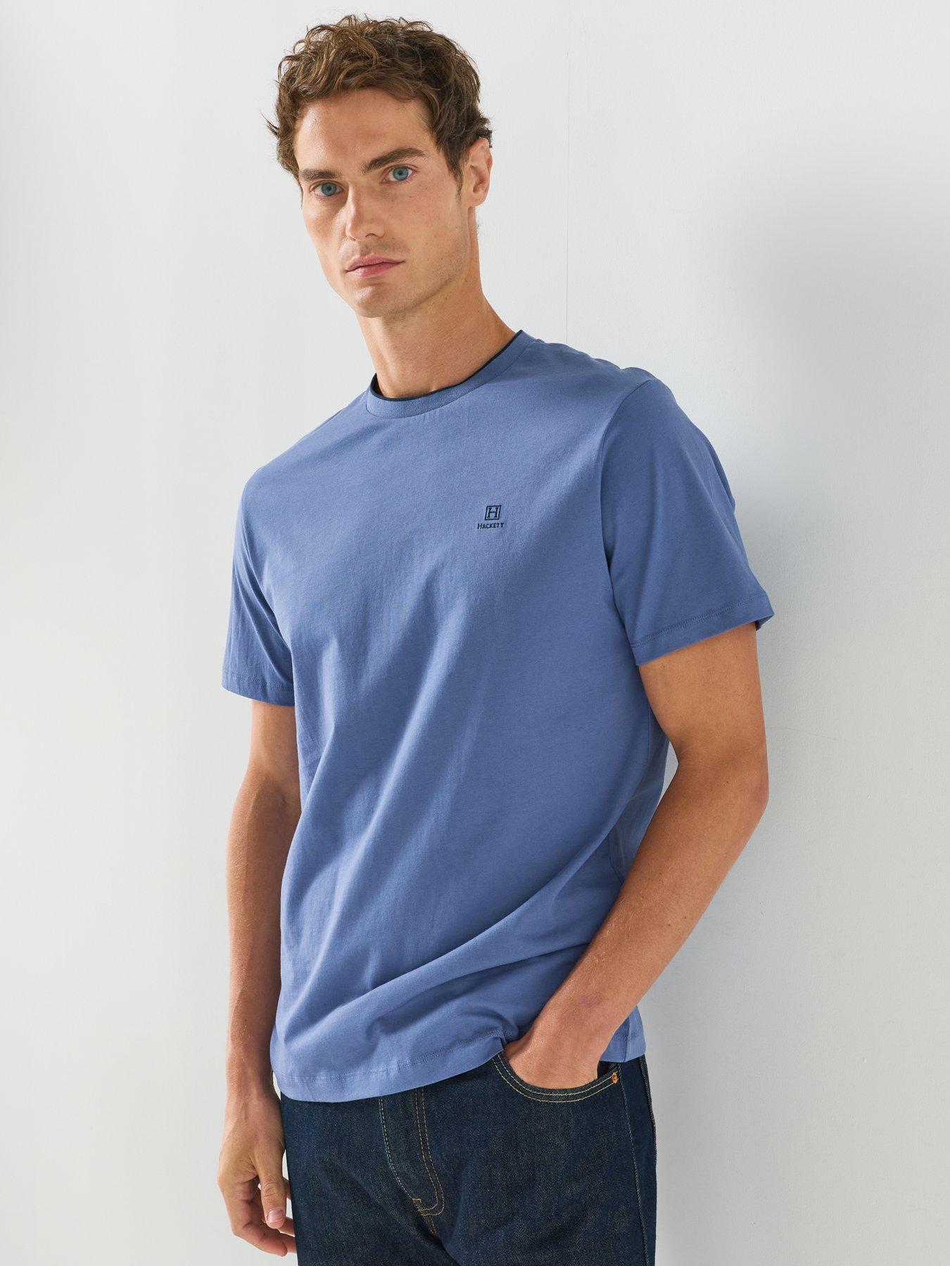 Hackett Heritage H Small Logo T-Shirt - Blue