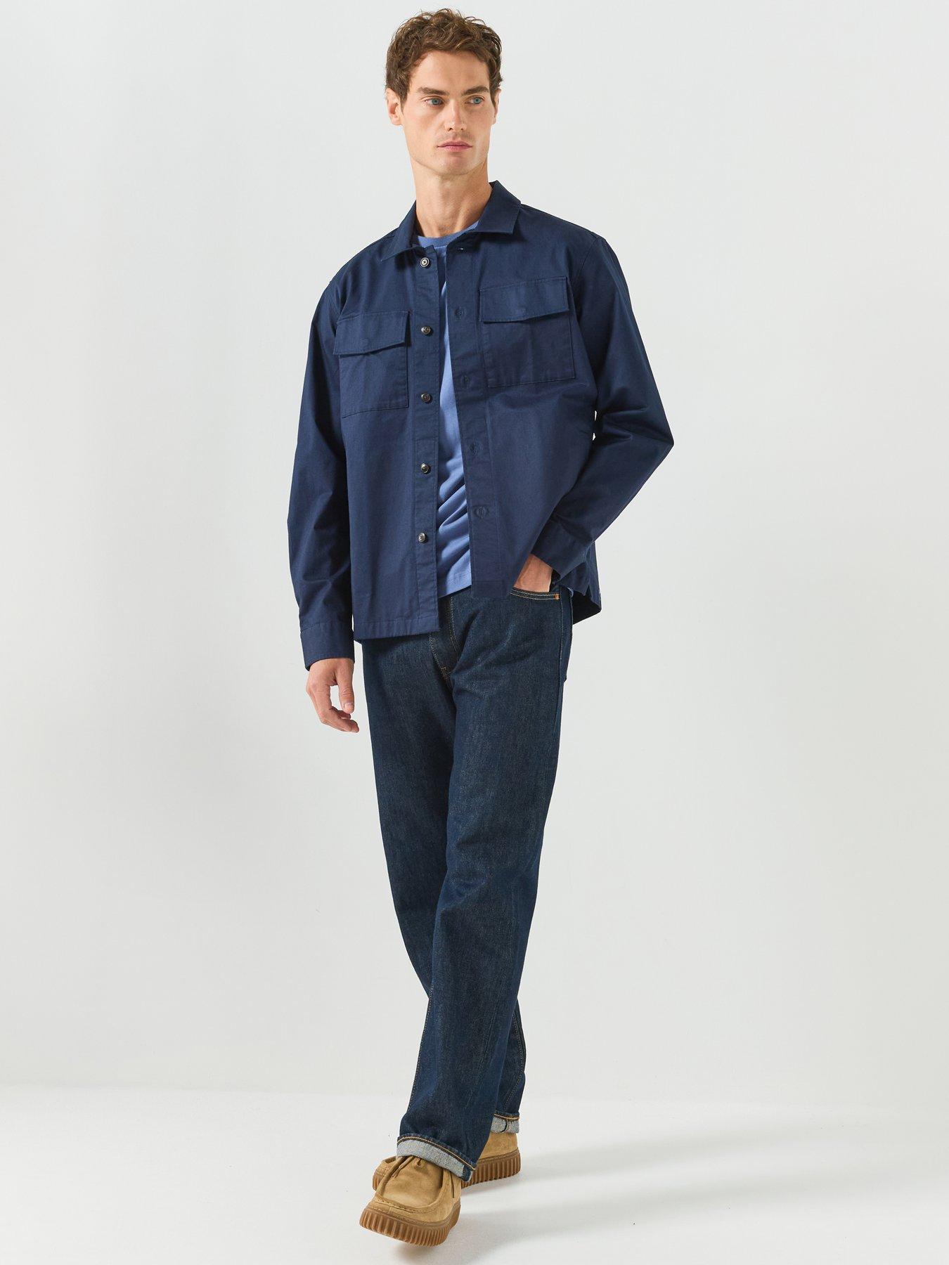 Image 6 of 6 of Hackett Heritage H Small Logo T-Shirt - Blue