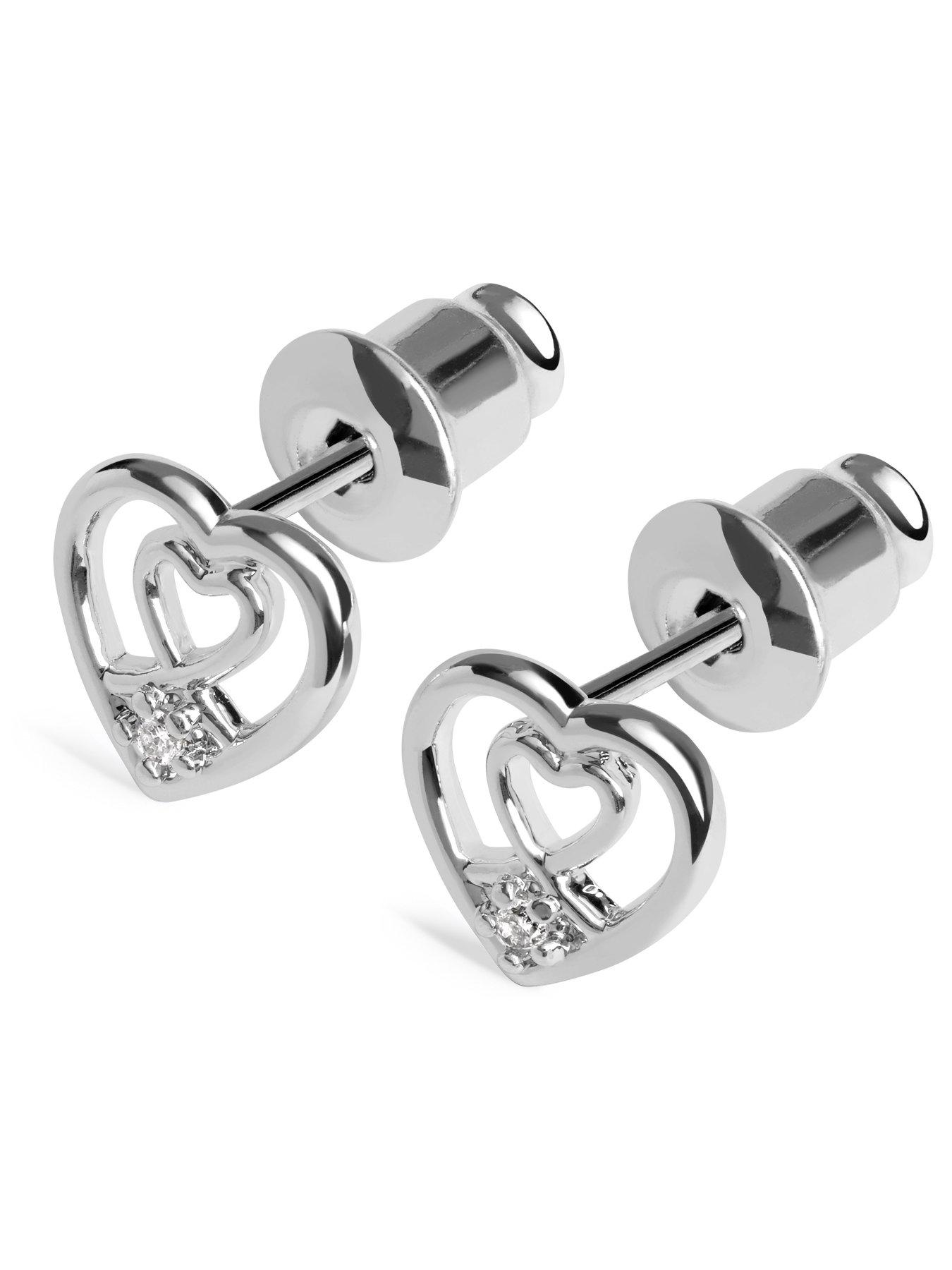 Image 3 of 6 of Joma Jewellery Laboratory Grown Diamond A Little Wonderful Daughter Stud Earrings - Silver Plated