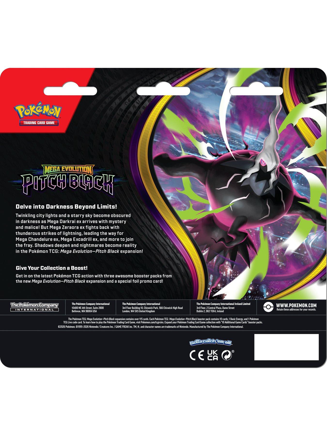 Image 2 of 2 of Pokemon Mega Evolution Pitch Black 3 Pack