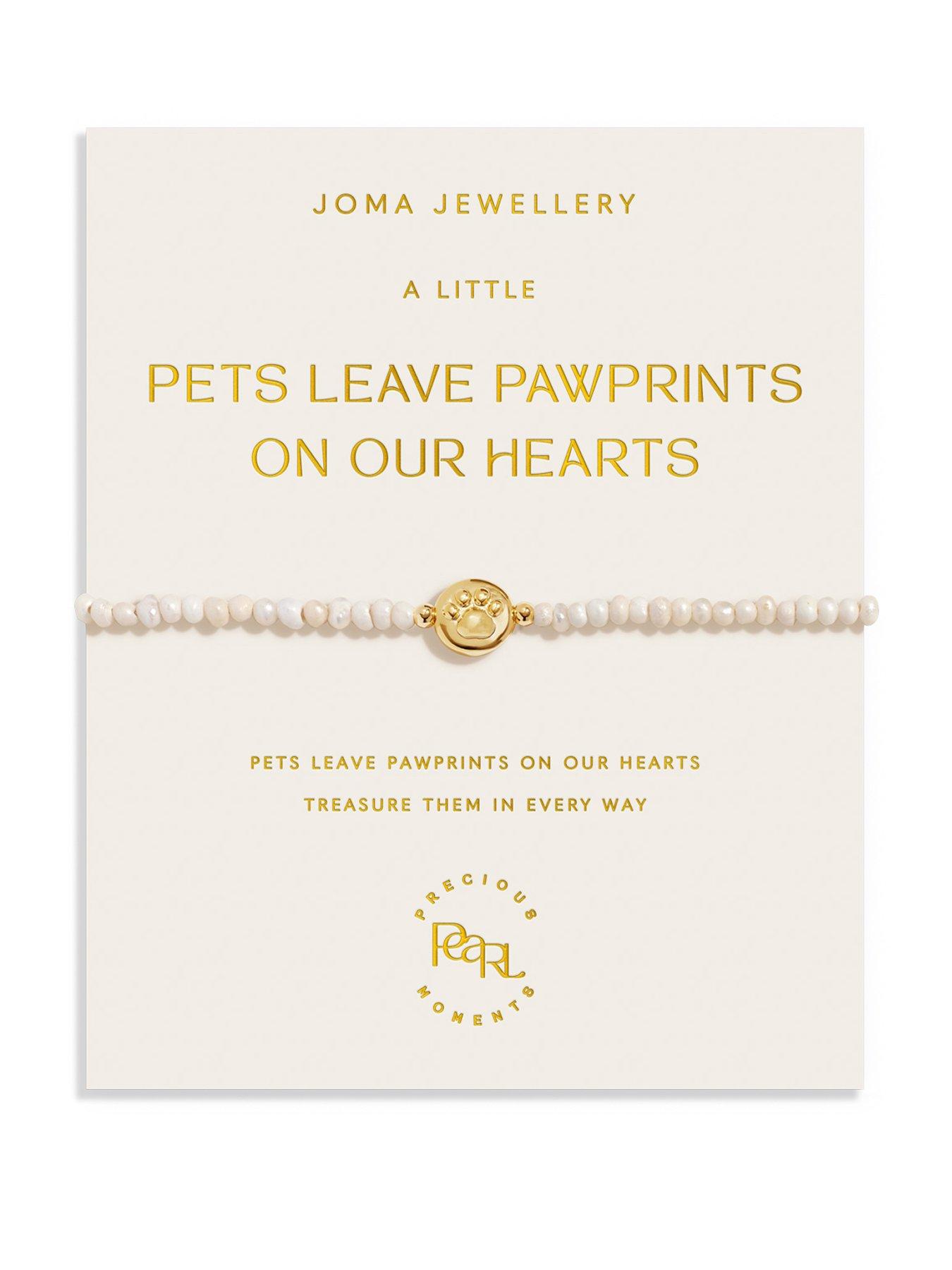 Joma Jewellery Precious Moments Pets Leave Pawprints On Our Heart Bracelet - Gold-plated