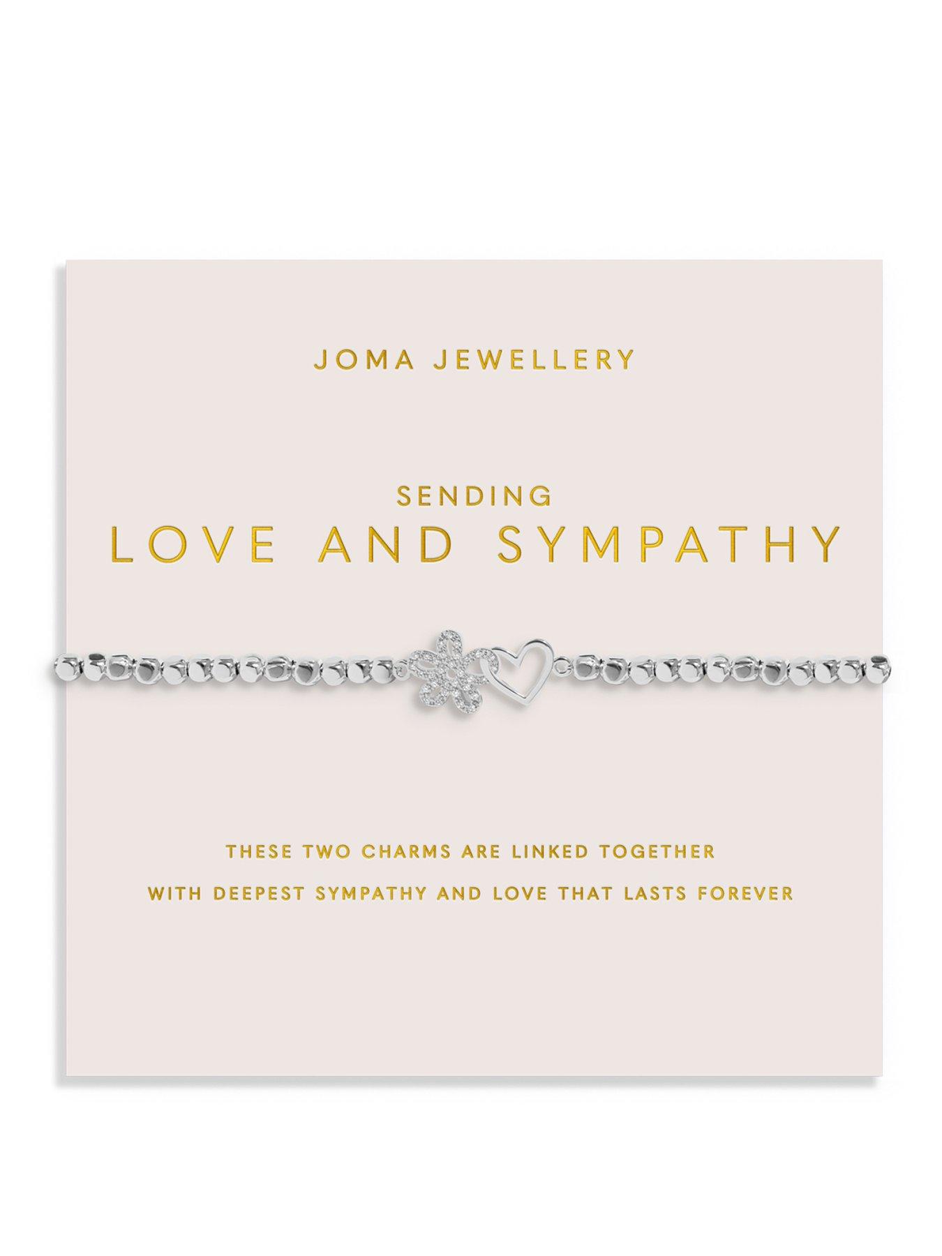 Image 1 of 5 of Joma Jewellery Forever Yours Sending Love And Sympathy Bracelet - Silver-plated