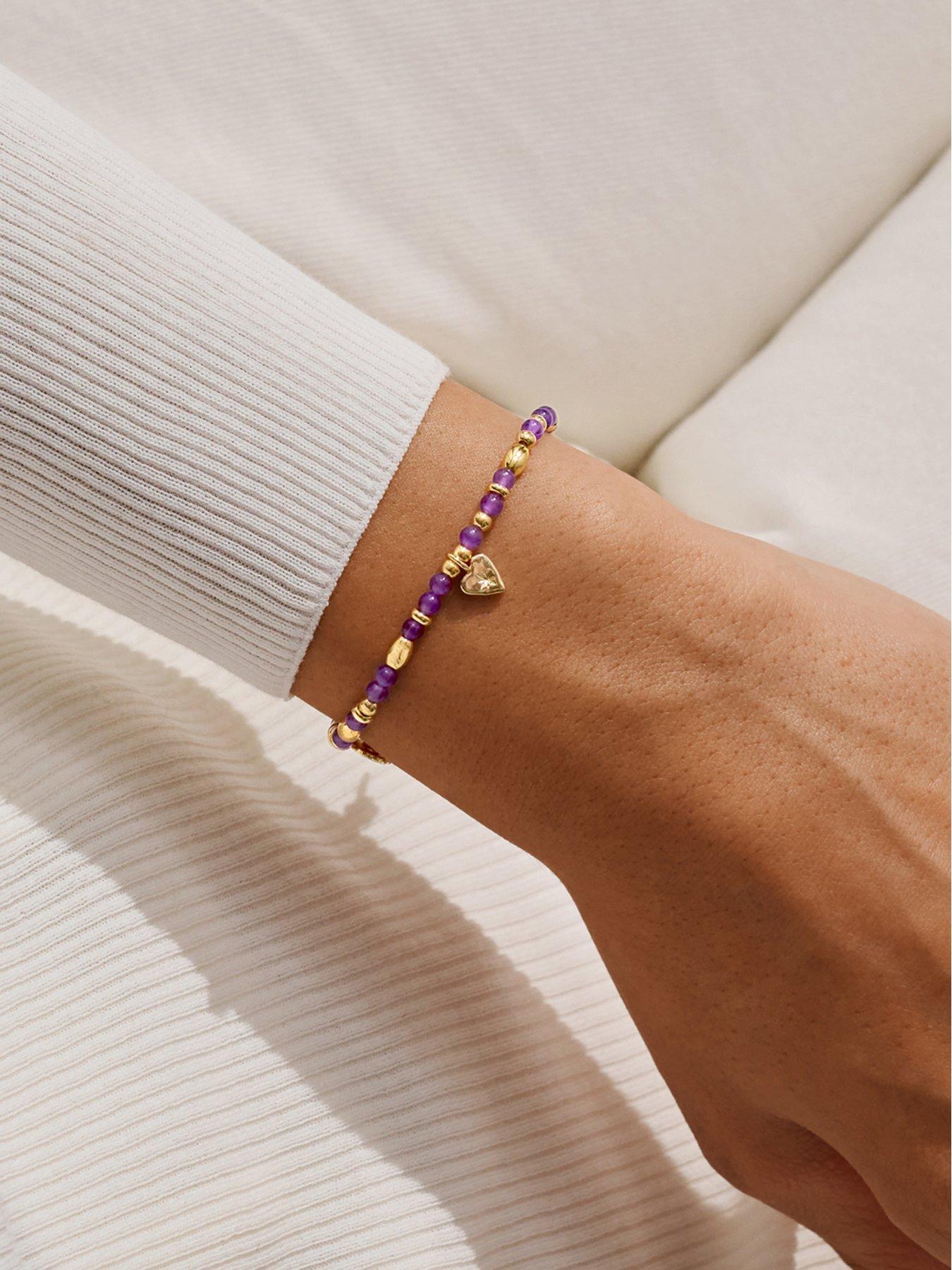 Image 2 of 7 of Joma Jewellery Affirmation Card Gratitude Bracelet - Gold-plated