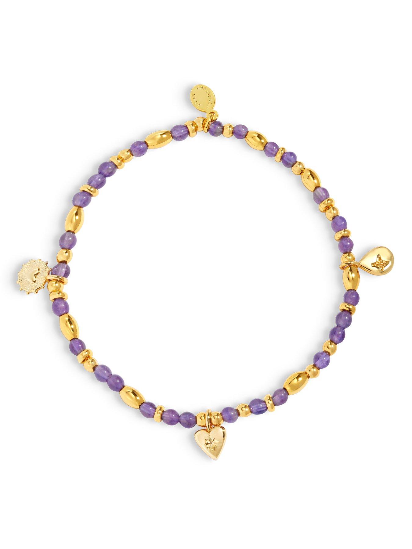 Image 3 of 7 of Joma Jewellery Affirmation Card Gratitude Bracelet - Gold-plated