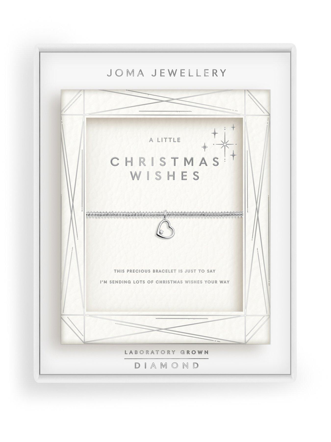 Image 1 of 5 of Joma Jewellery Laboratory Grown Diamond A Little Christmas Wishes Bracelet - Silver Plated