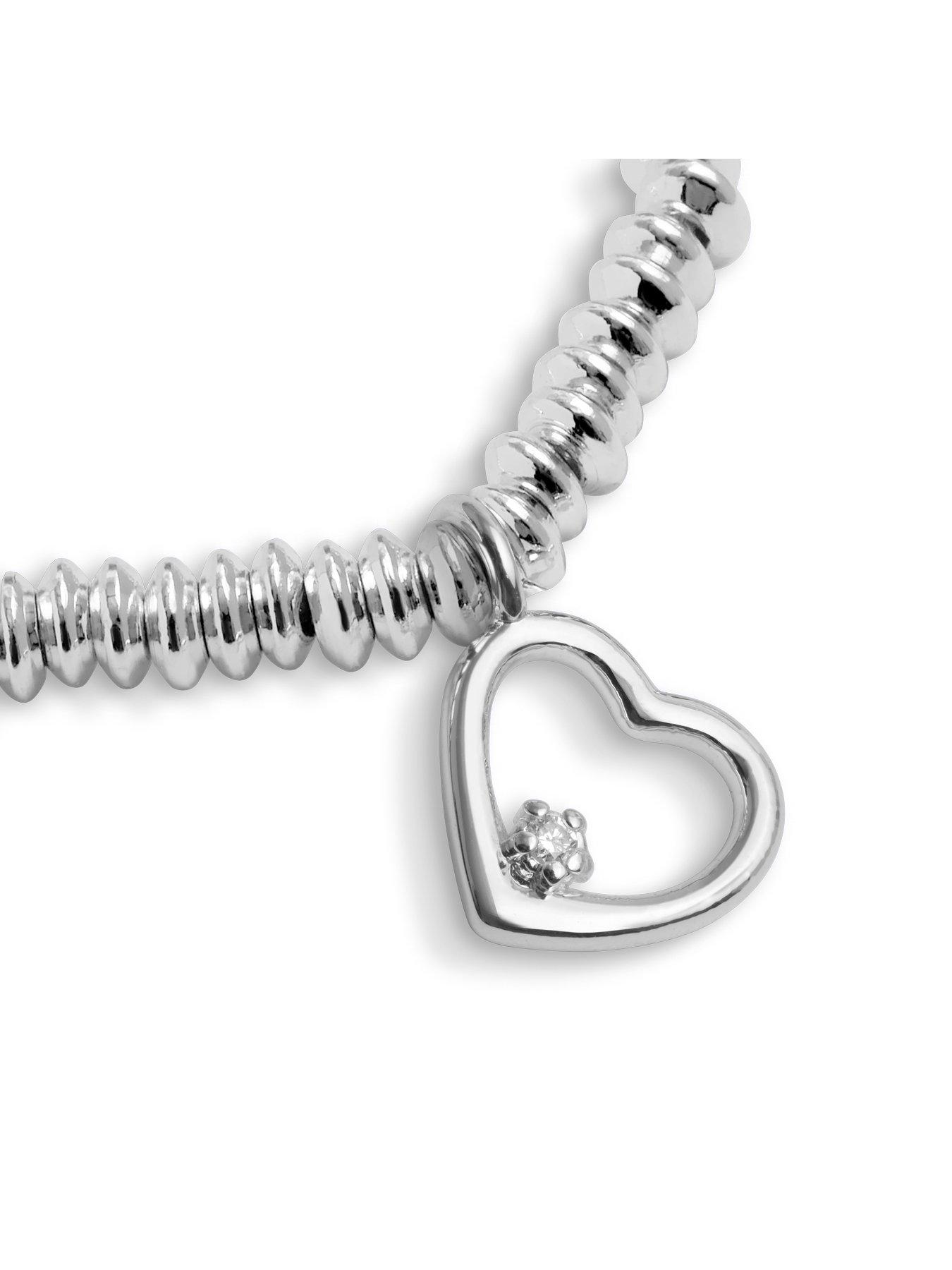 Image 3 of 5 of Joma Jewellery Laboratory Grown Diamond A Little Christmas Wishes Bracelet - Silver Plated