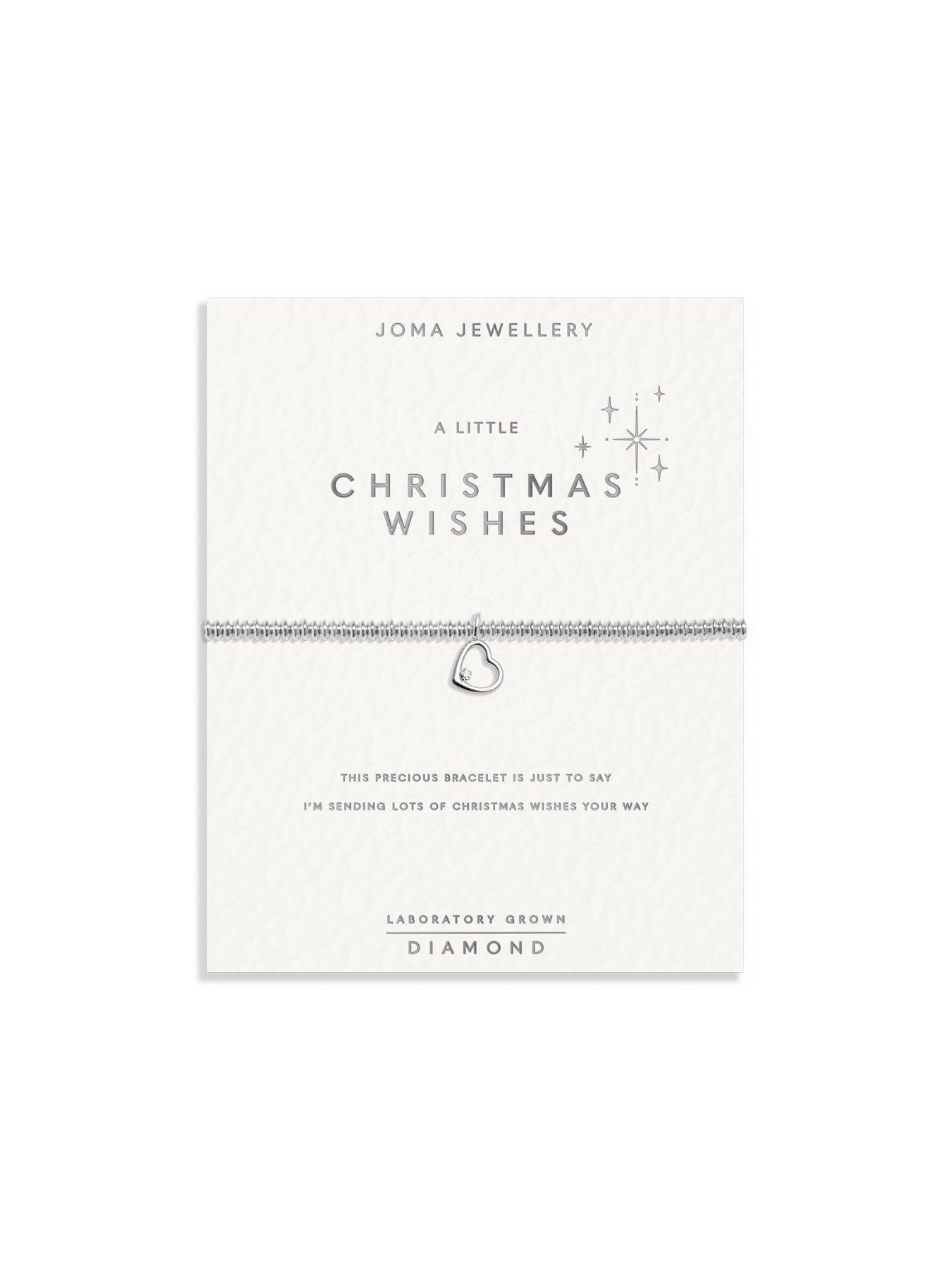 Image 4 of 5 of Joma Jewellery Laboratory Grown Diamond A Little Christmas Wishes Bracelet - Silver Plated
