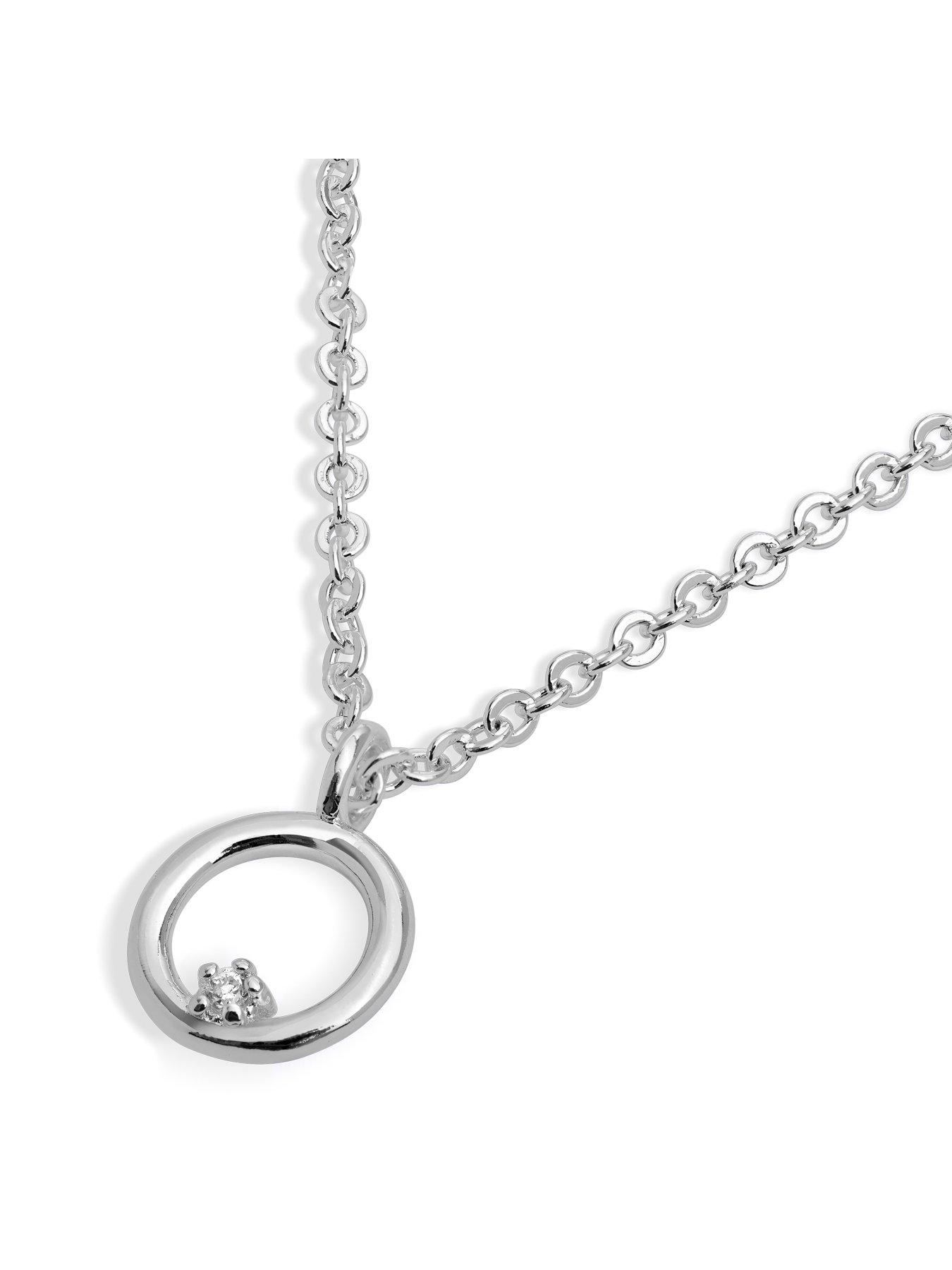Image 3 of 5 of Joma Jewellery Laboratory Grown Diamond A Little One In A Million Necklace - Silver Plated