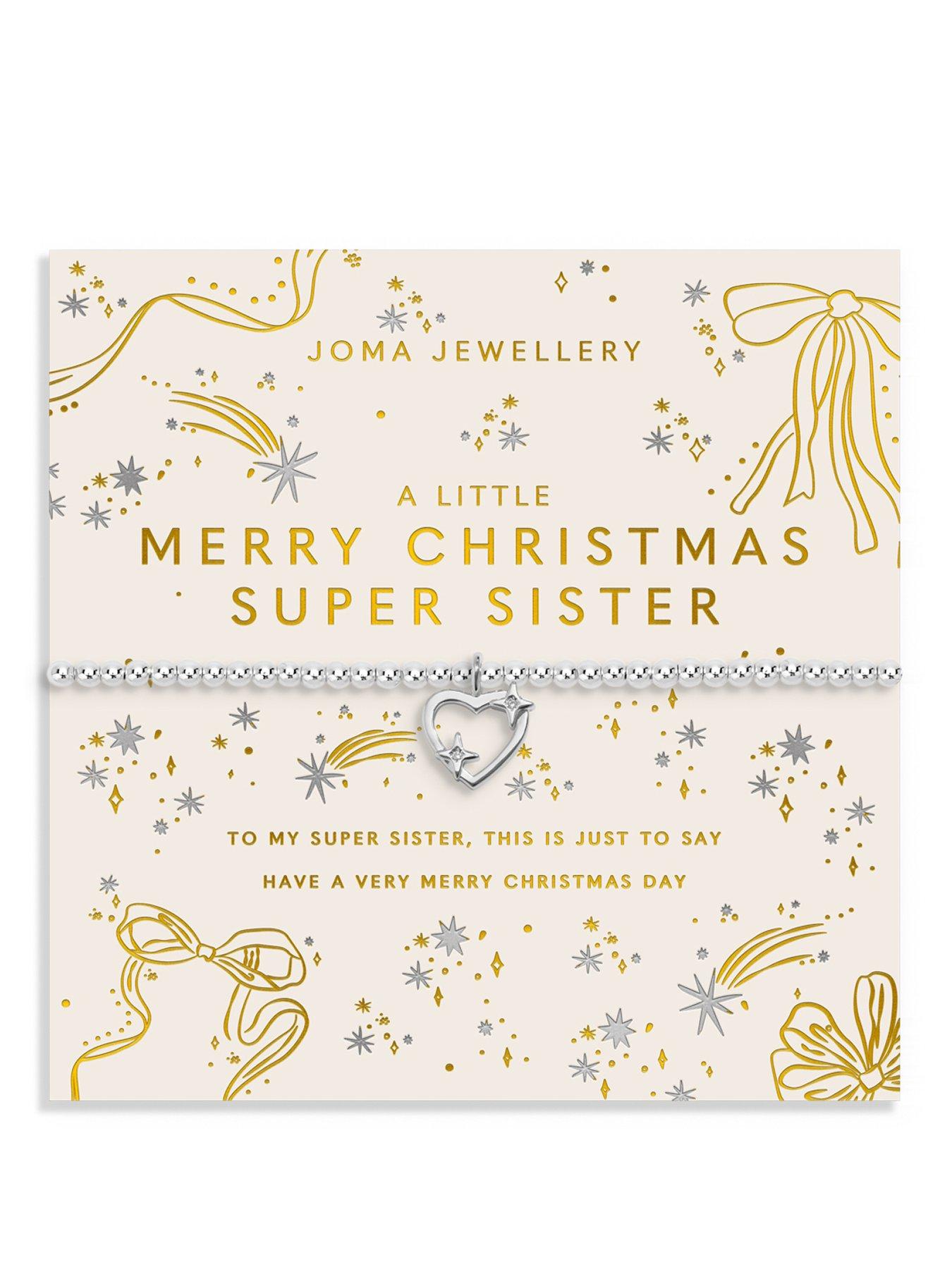Image 1 of 5 of Joma Jewellery Christmas A Little Merry Christmas Super Sister Bracelet