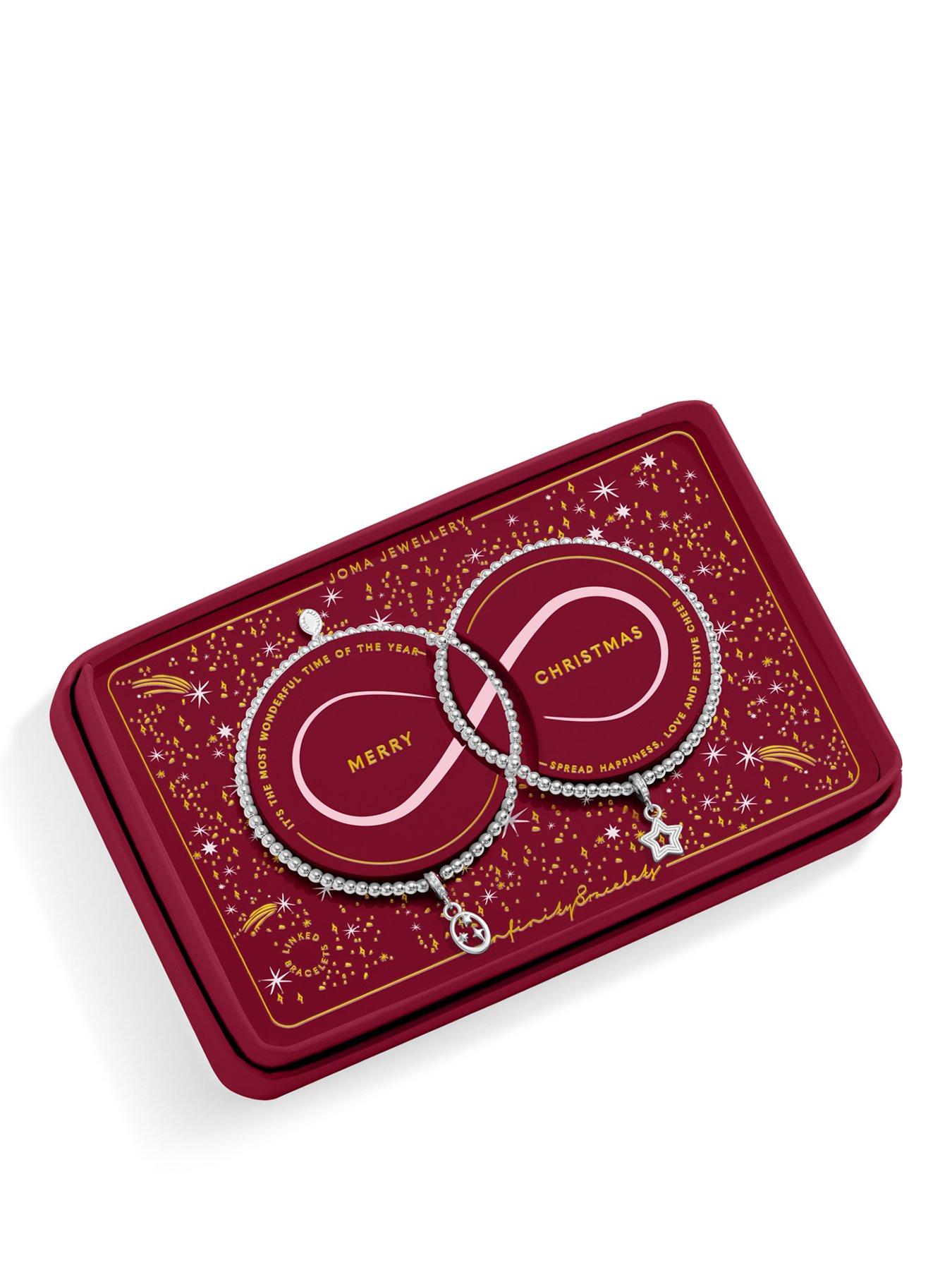 Image 1 of 5 of Joma Jewellery Christmas Infinity Bracelets Merry Christmas Linked Bracelet