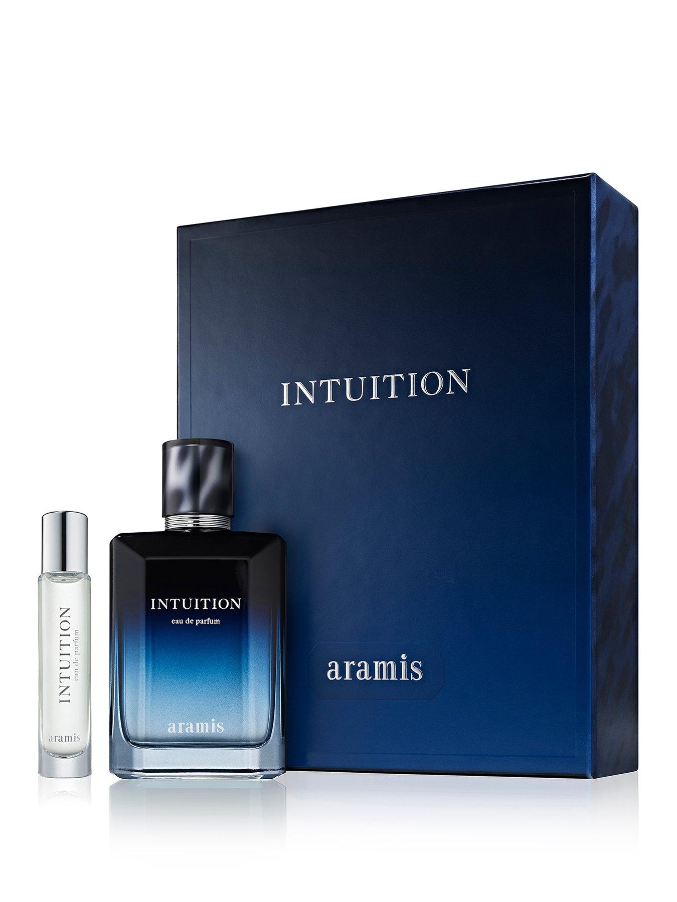 Aramis Intuition Eau de Parfum Travel Gift Set for Men - Woody Green Fragrance Duo 100ml  &  10ml