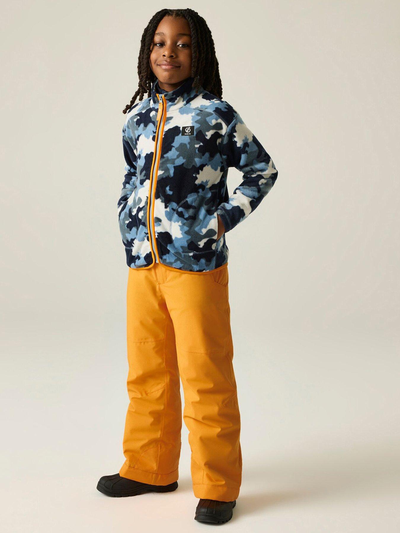 Image 3 of 7 of Dare 2b Kids Wing It Camo Full Zip Ski Fleece Jacket - Blue