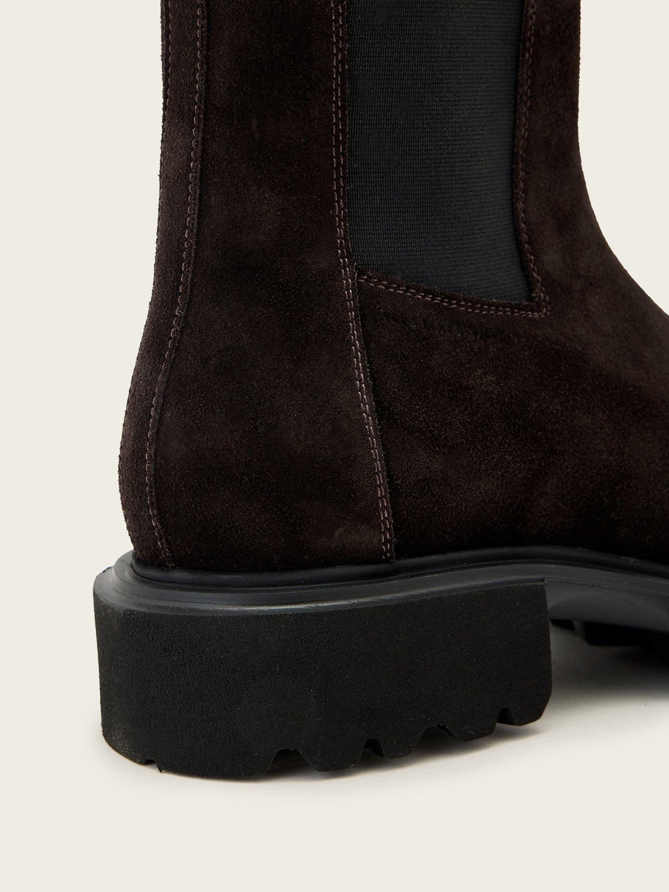 Image 5 of 6 of AllSaints Hallie Boot Suede