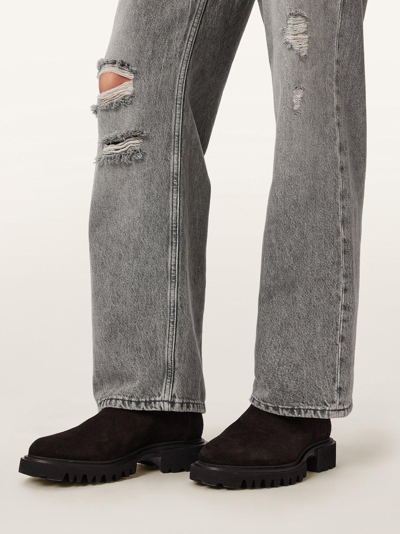Image 6 of 6 of AllSaints Hallie Boot Suede