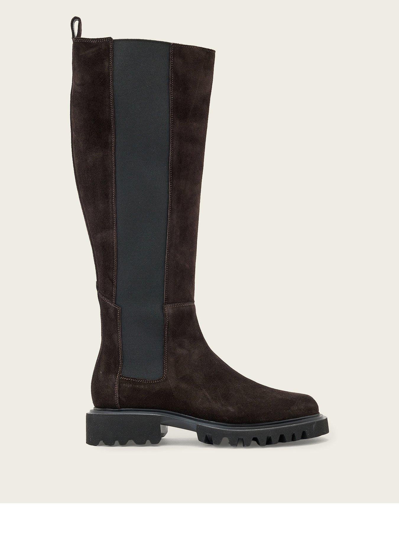 Image 1 of 6 of AllSaints Maeve Boot Suede