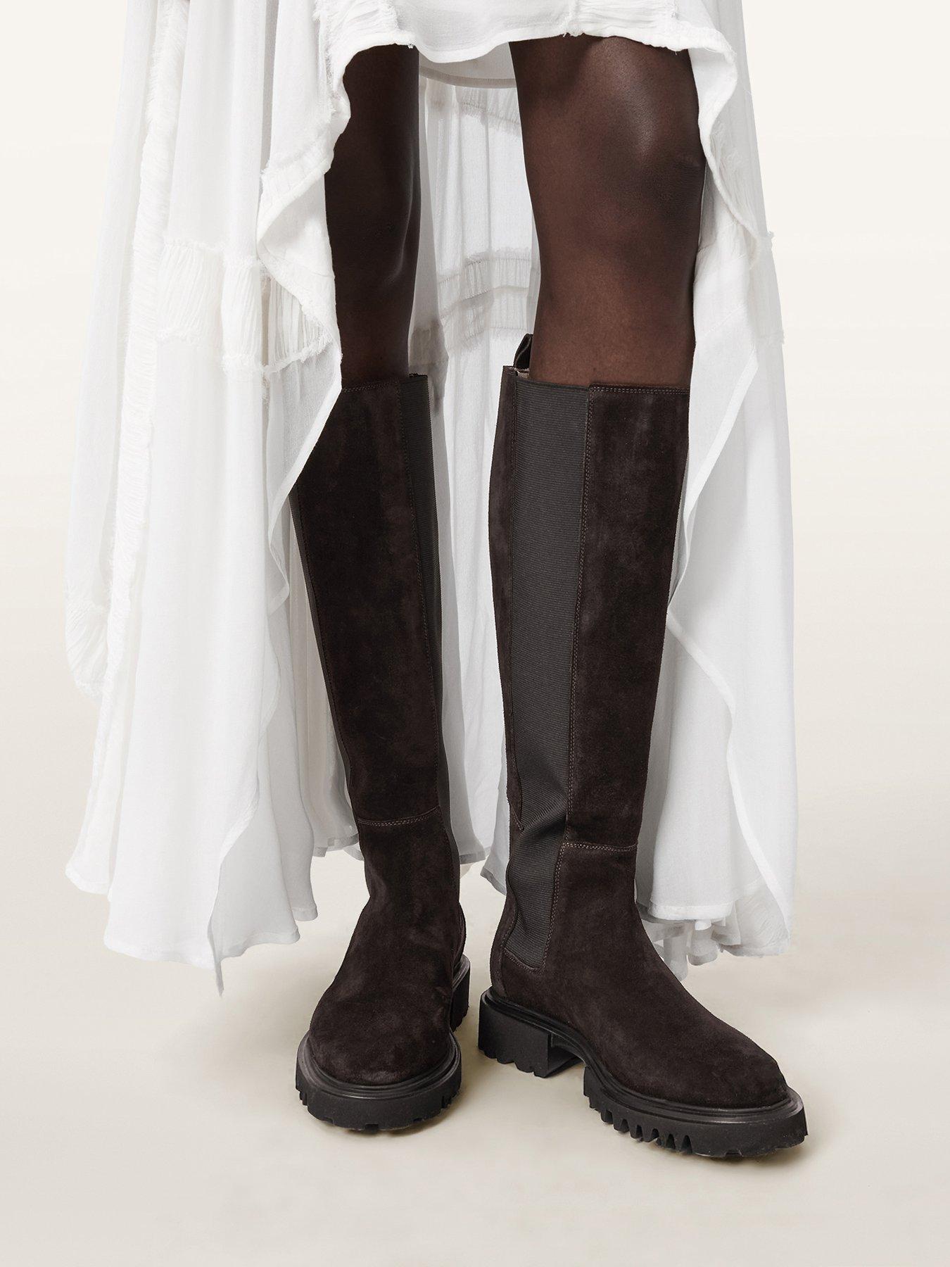 Image 6 of 6 of AllSaints Maeve Boot Suede