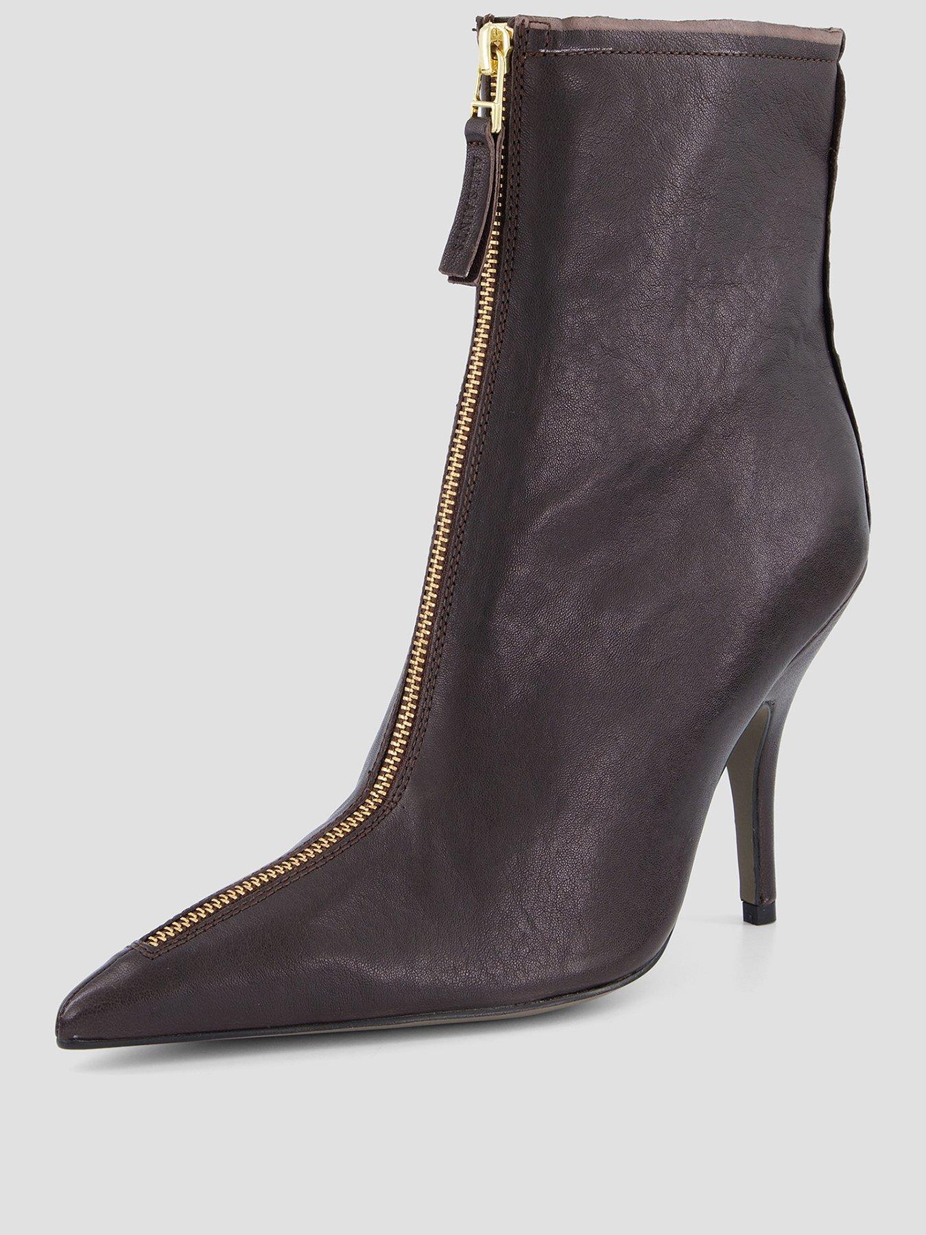 Image 2 of 8 of AllSaints Vera Zip Boot