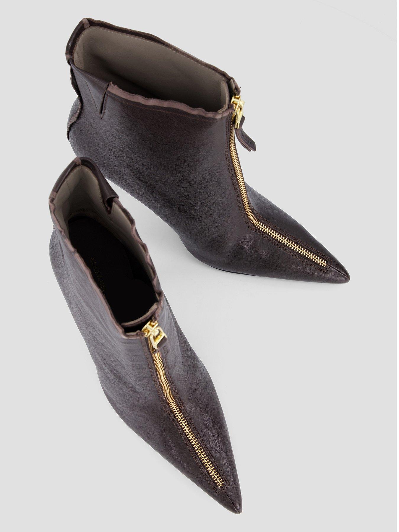 Image 4 of 8 of AllSaints Vera Zip Boot