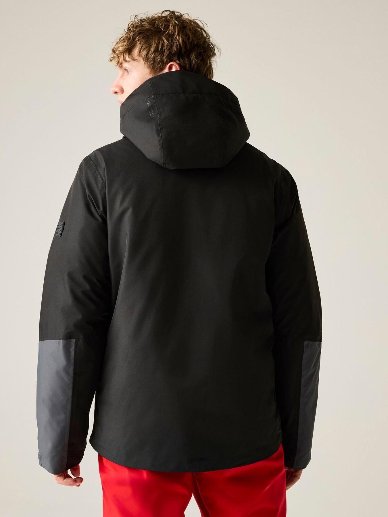 Image 2 of 7 of Dare 2b Mens Precision II Waterproof Hooded Insulated Ski Jacket - Black