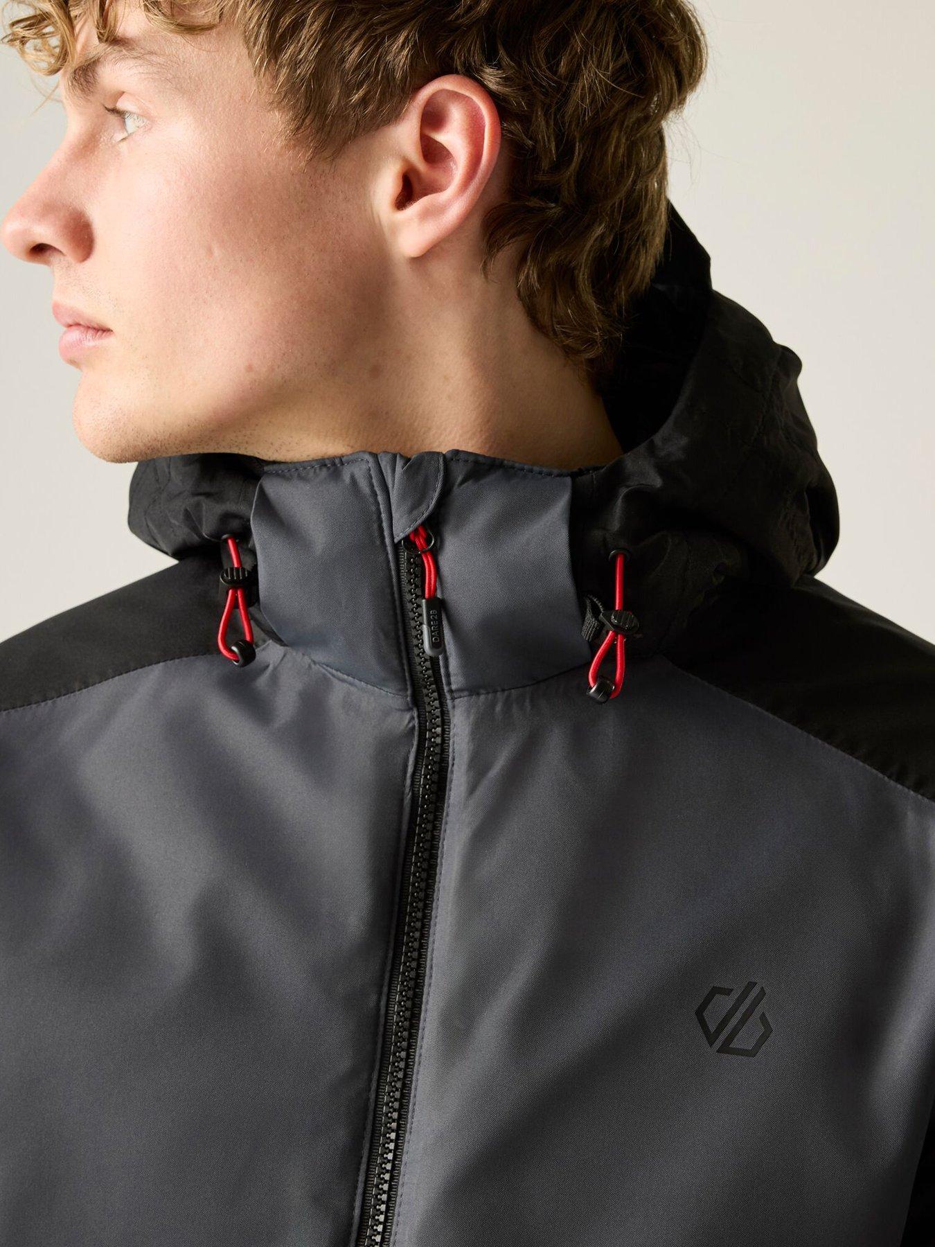 Image 7 of 7 of Dare 2b Mens Precision II Waterproof Hooded Insulated Ski Jacket - Black