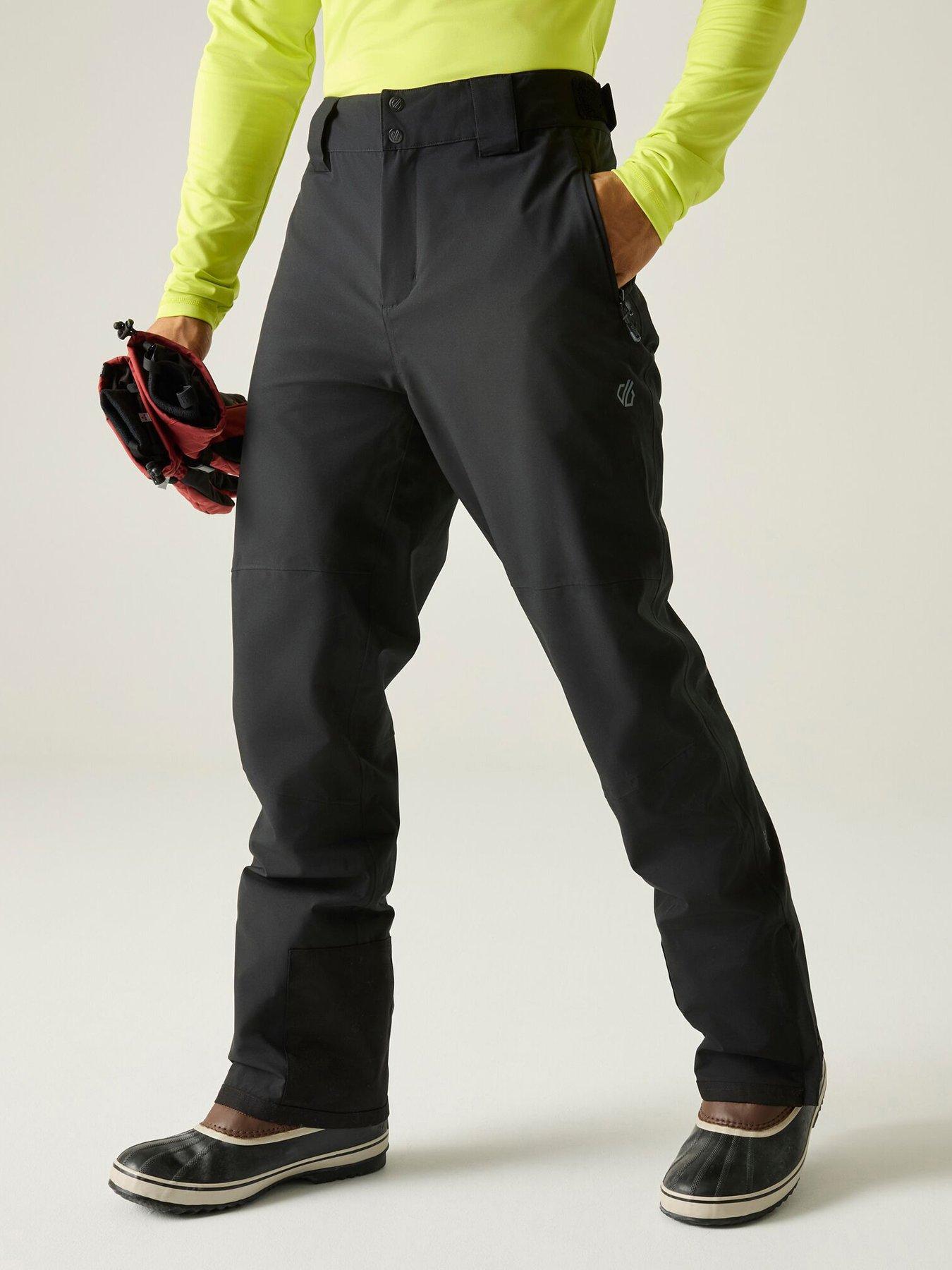 Image 1 of 7 of Dare 2b Mens Achieve III Waterproof Stretch Ski Pants - Black