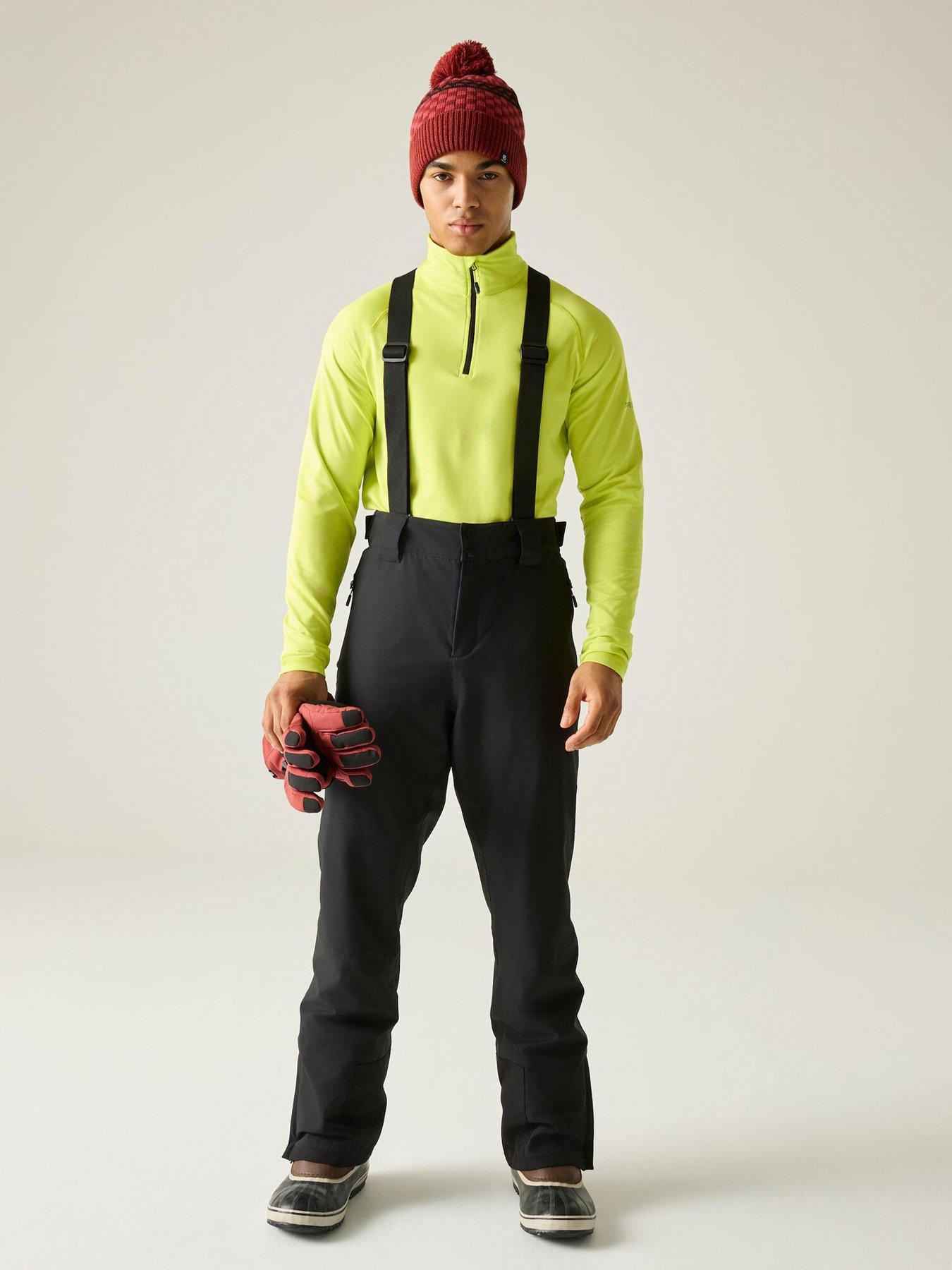 Image 6 of 7 of Dare 2b Mens Achieve III Waterproof Stretch Ski Pants - Black