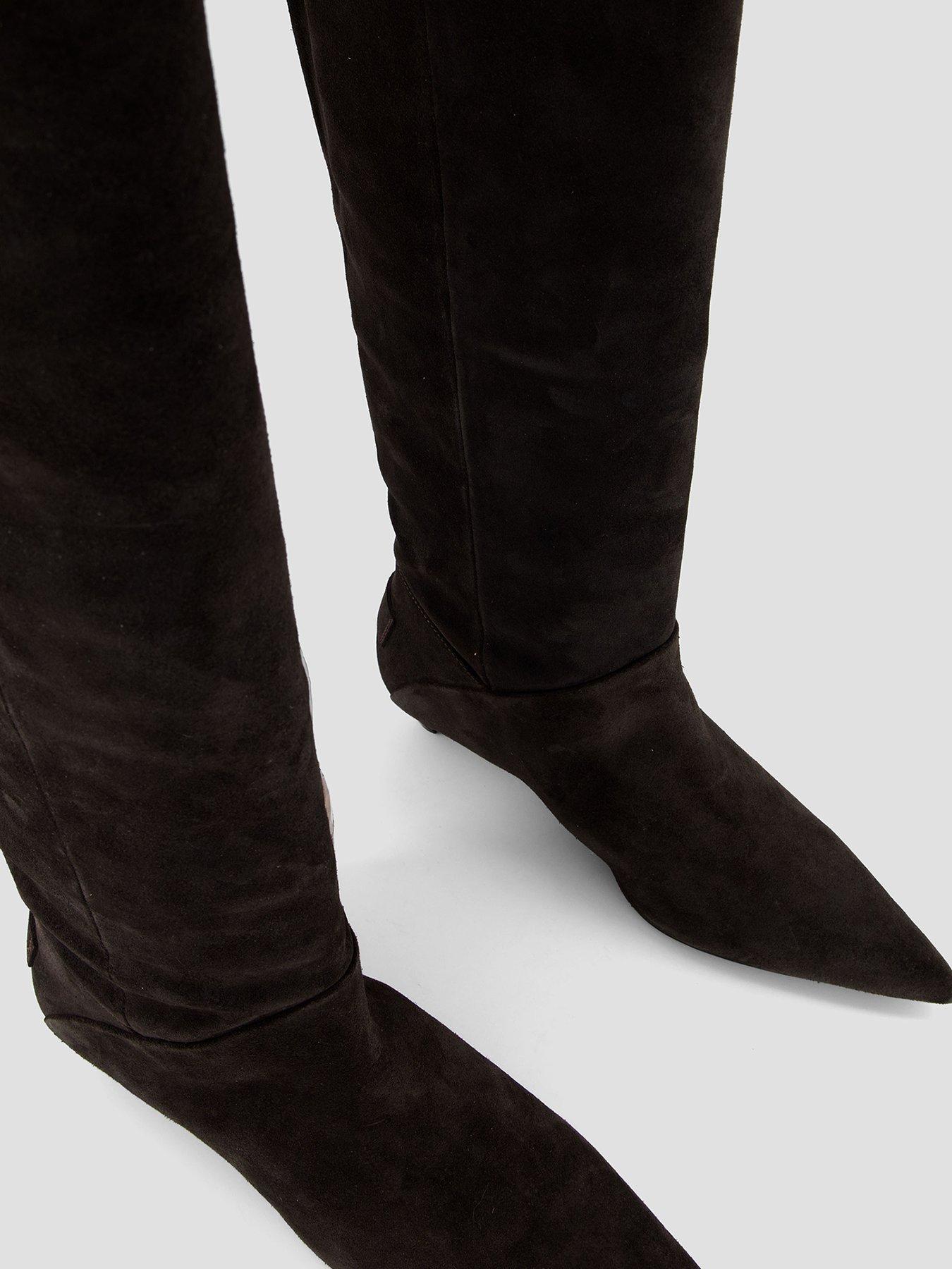 Image 4 of 7 of AllSaints Ortega Suede Boot