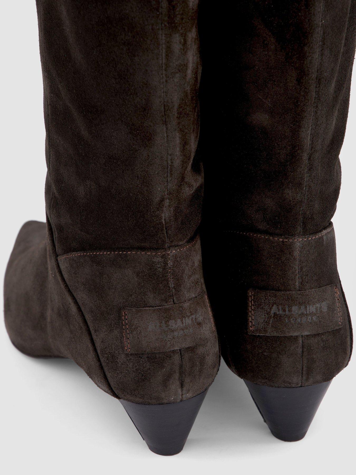 Image 6 of 7 of AllSaints Ortega Suede Boot