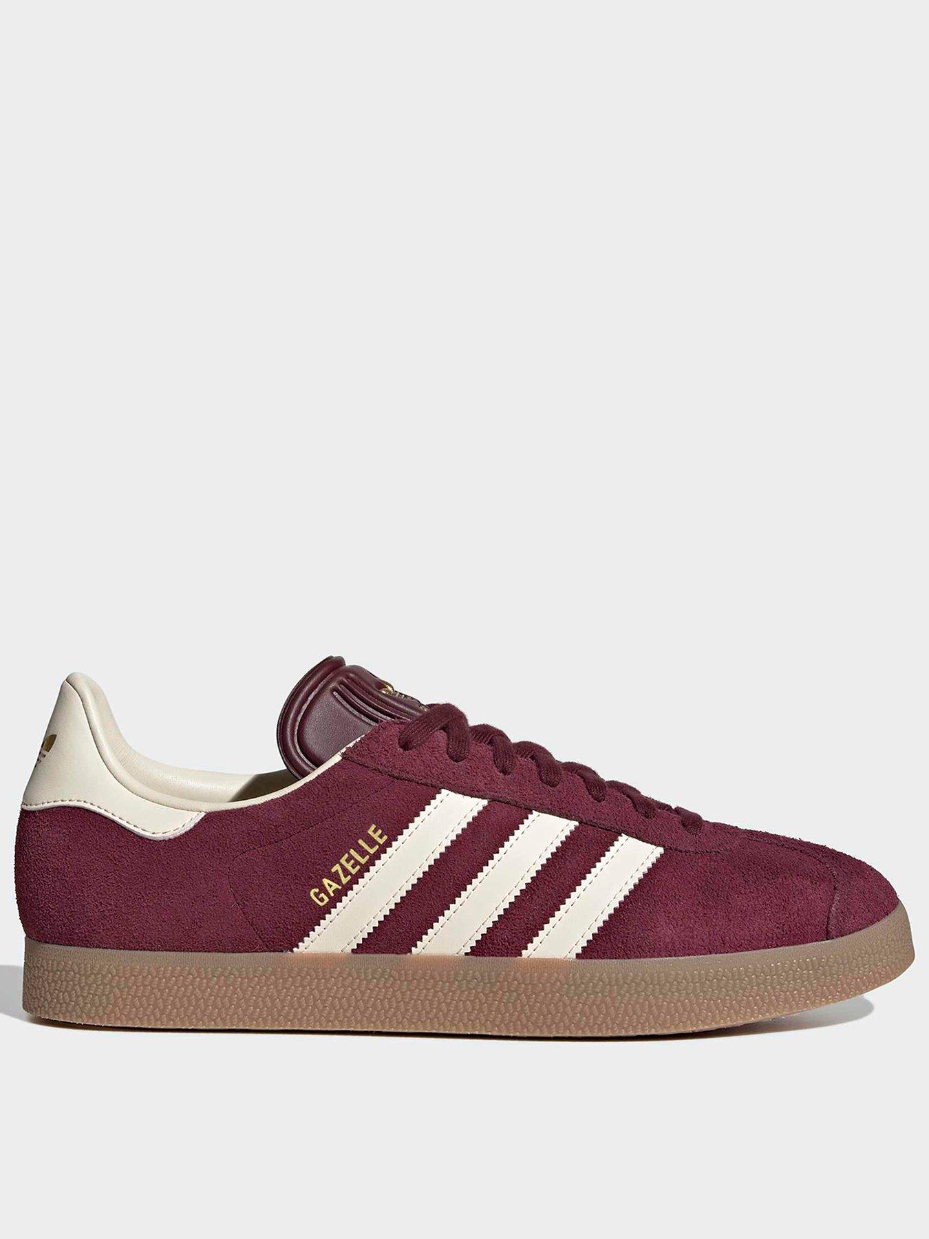 adidas Originals Mens Gazelle Trainer - Burgundy