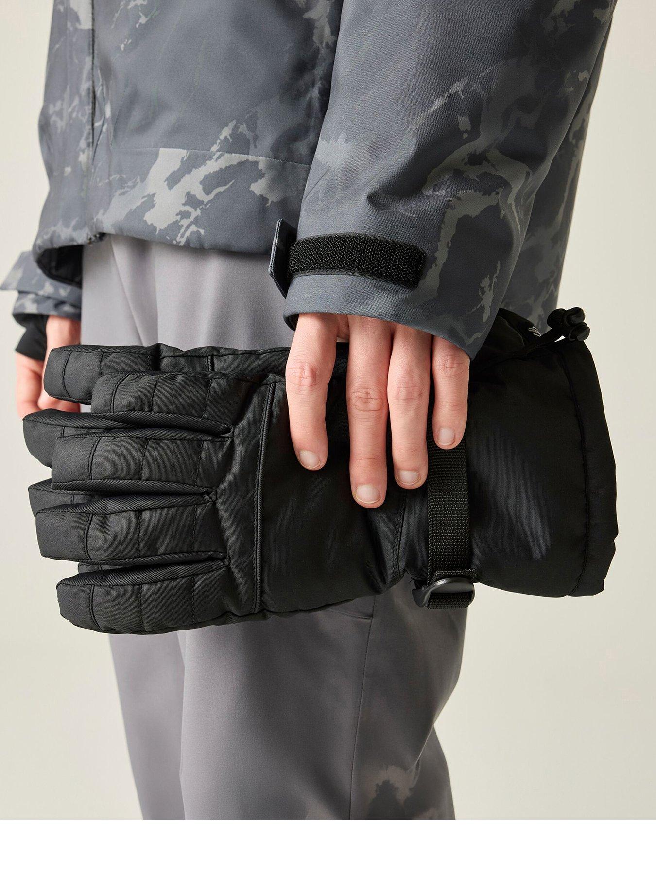 Image 1 of 6 of Dare 2b Mens Dart Waterproof Insulated Ski Gloves - Black