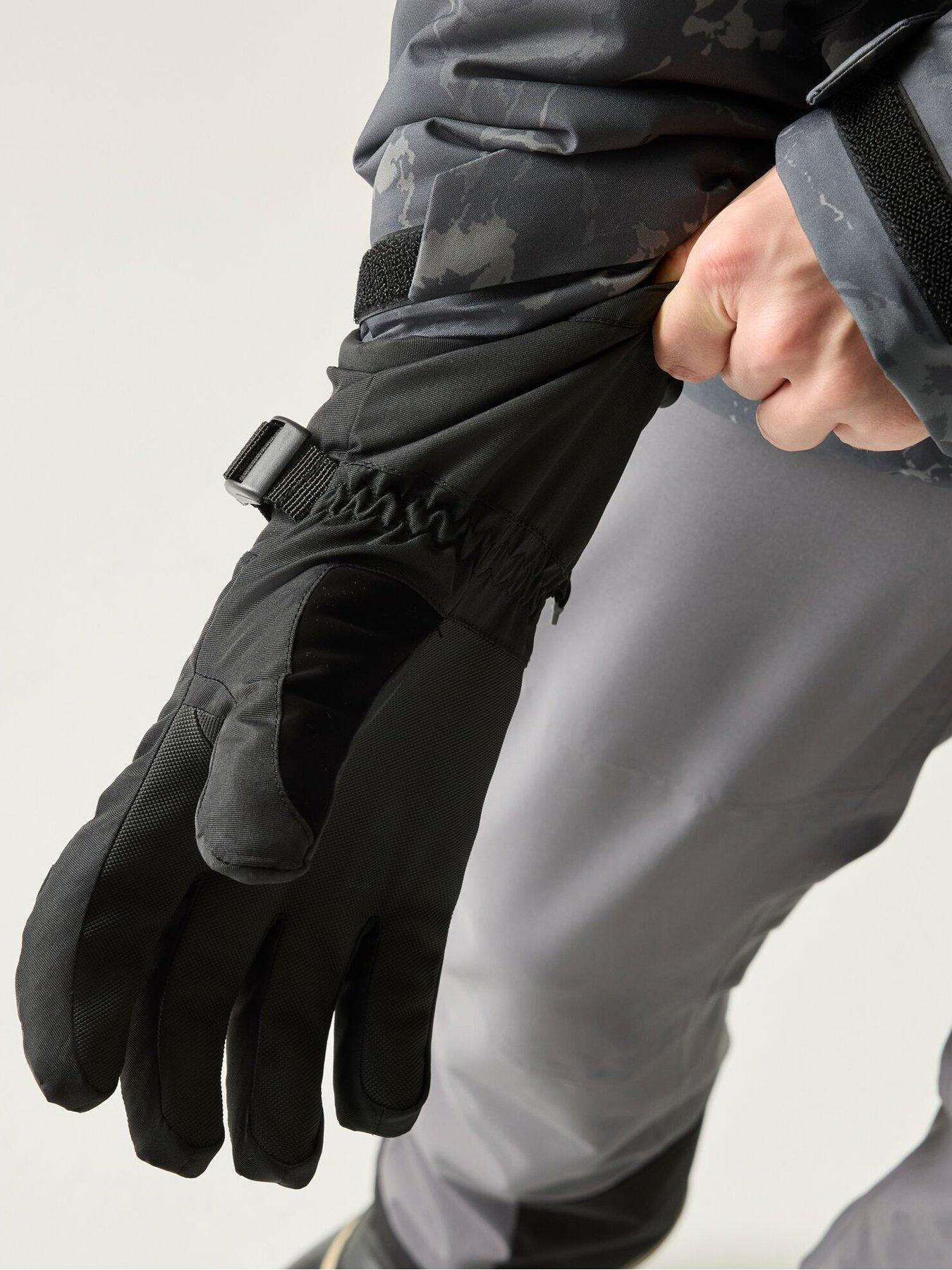 Image 2 of 6 of Dare 2b Mens Dart Waterproof Insulated Ski Gloves - Black