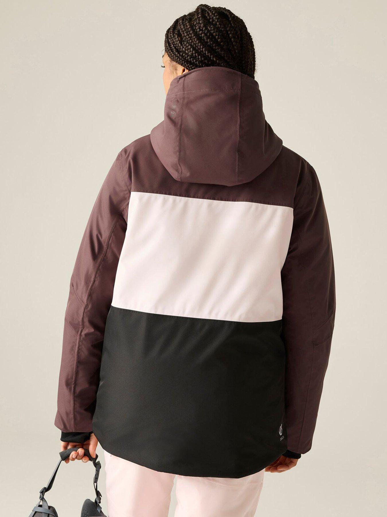 Image 2 of 7 of Dare 2b Womens Powder Waterproof Insulated Ski Jacket - Purple