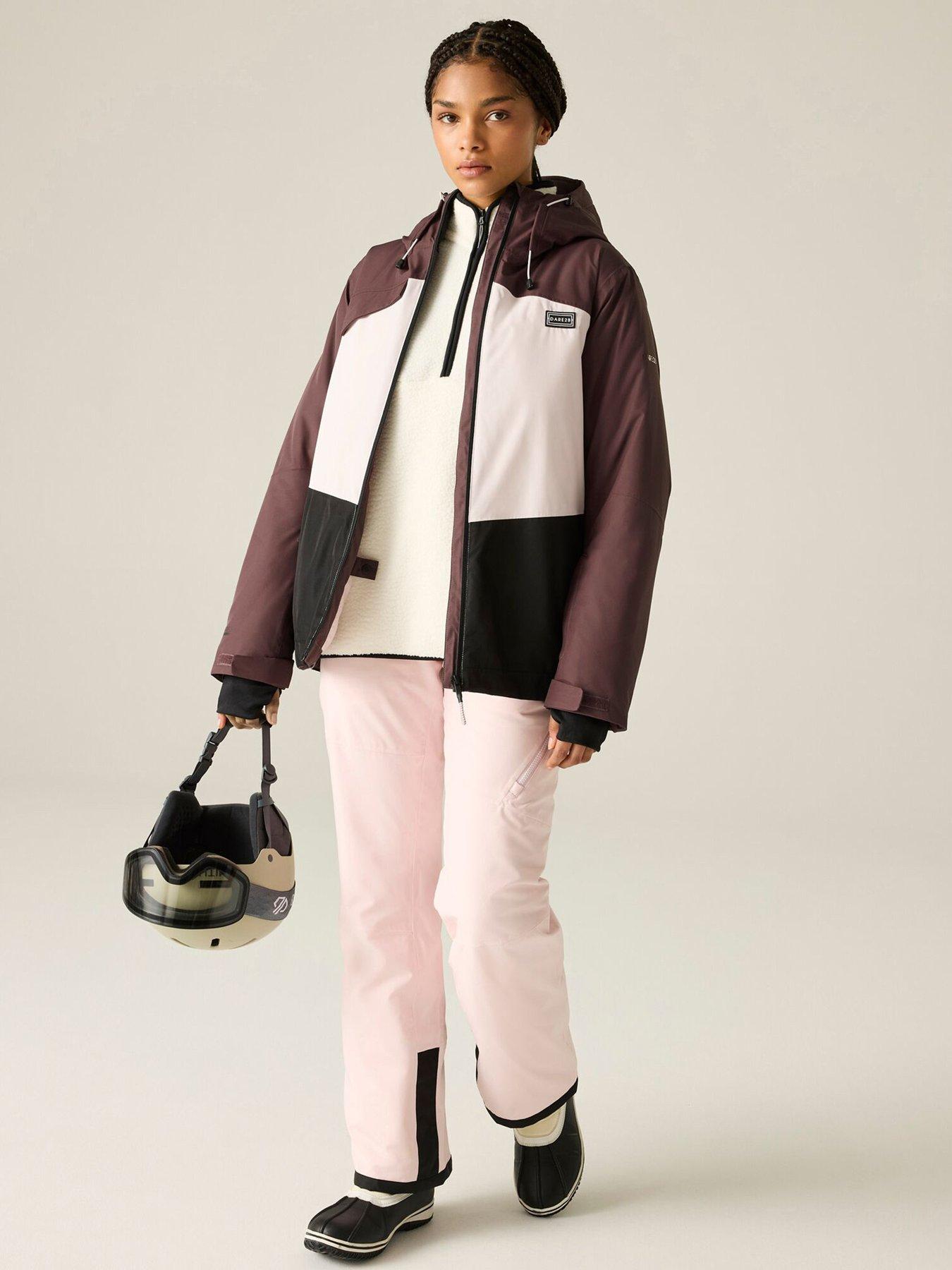 Image 3 of 7 of Dare 2b Womens Powder Waterproof Insulated Ski Jacket - Purple