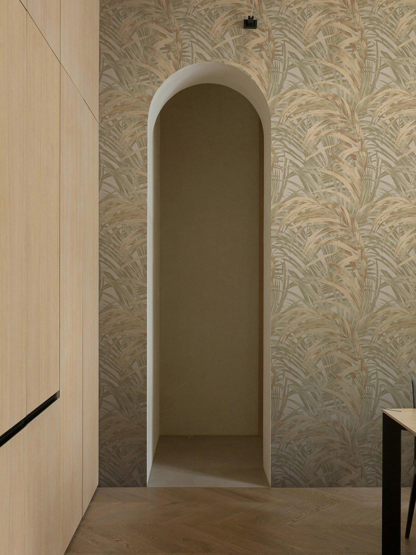 Image 1 of 3 of Boutique Boutique Congo Sage & Gold Wallpaper