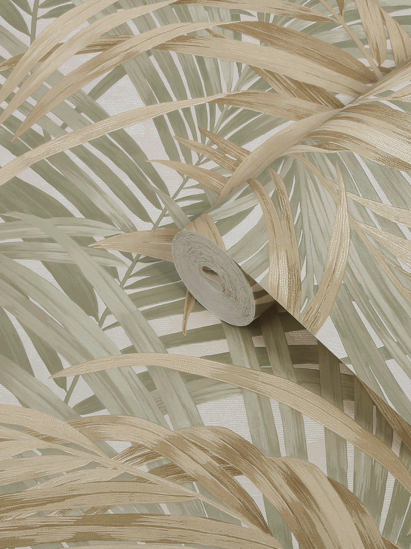 Image 2 of 3 of Boutique Boutique Congo Sage & Gold Wallpaper