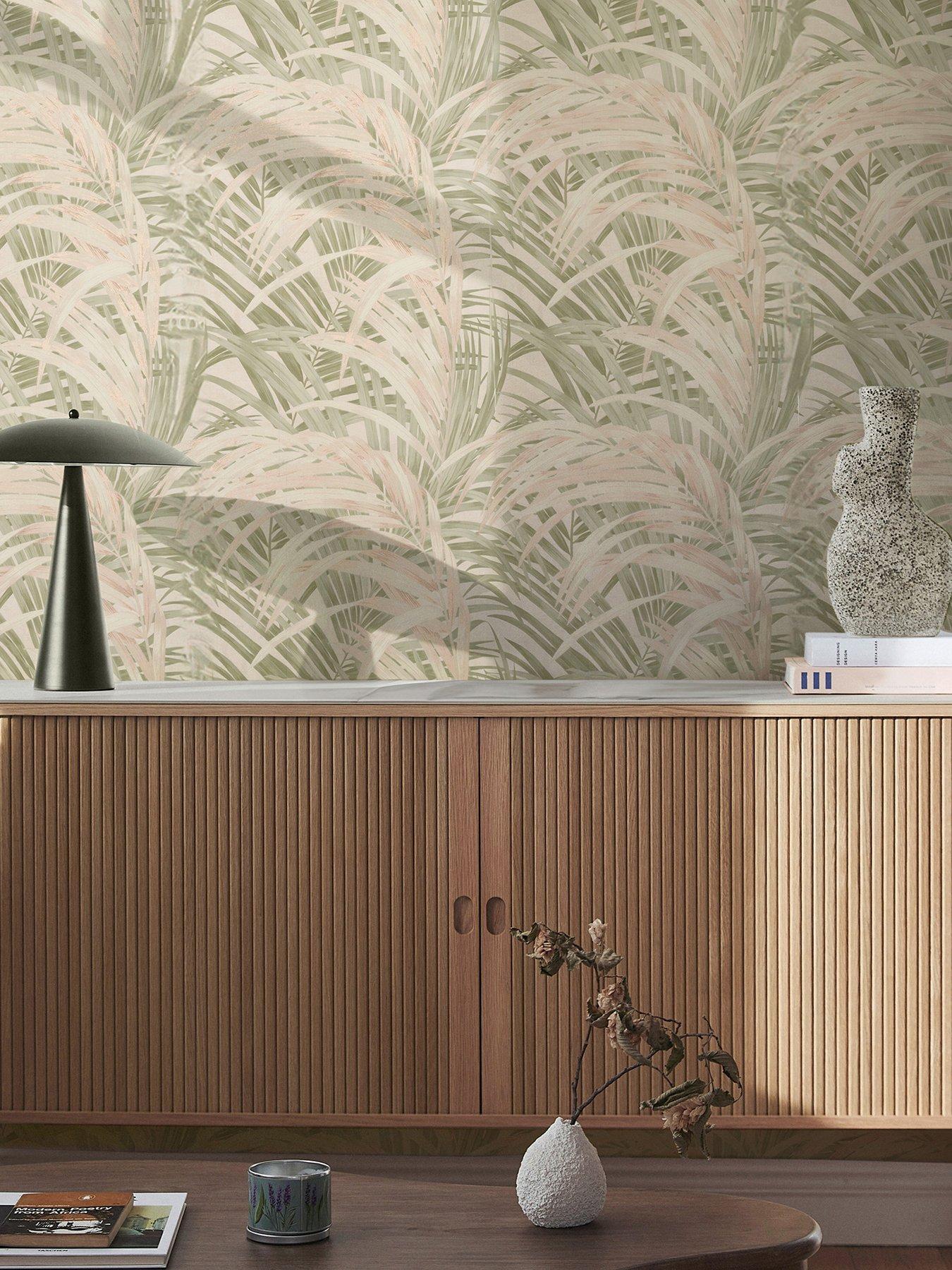 Image 1 of 3 of Boutique Boutique Congo Sage & Rose Wallpaper