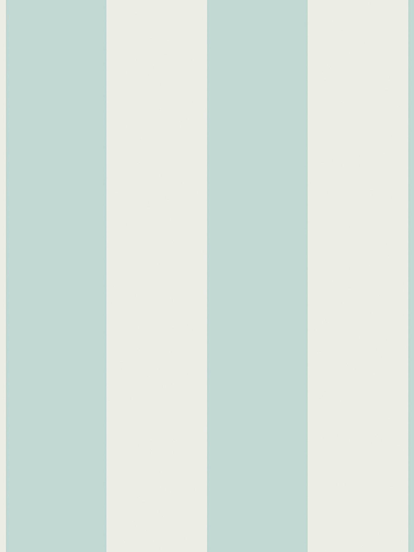 Image 3 of 3 of Cath Kidston Canopy Stripe Duck Egg Blue Wallpaper