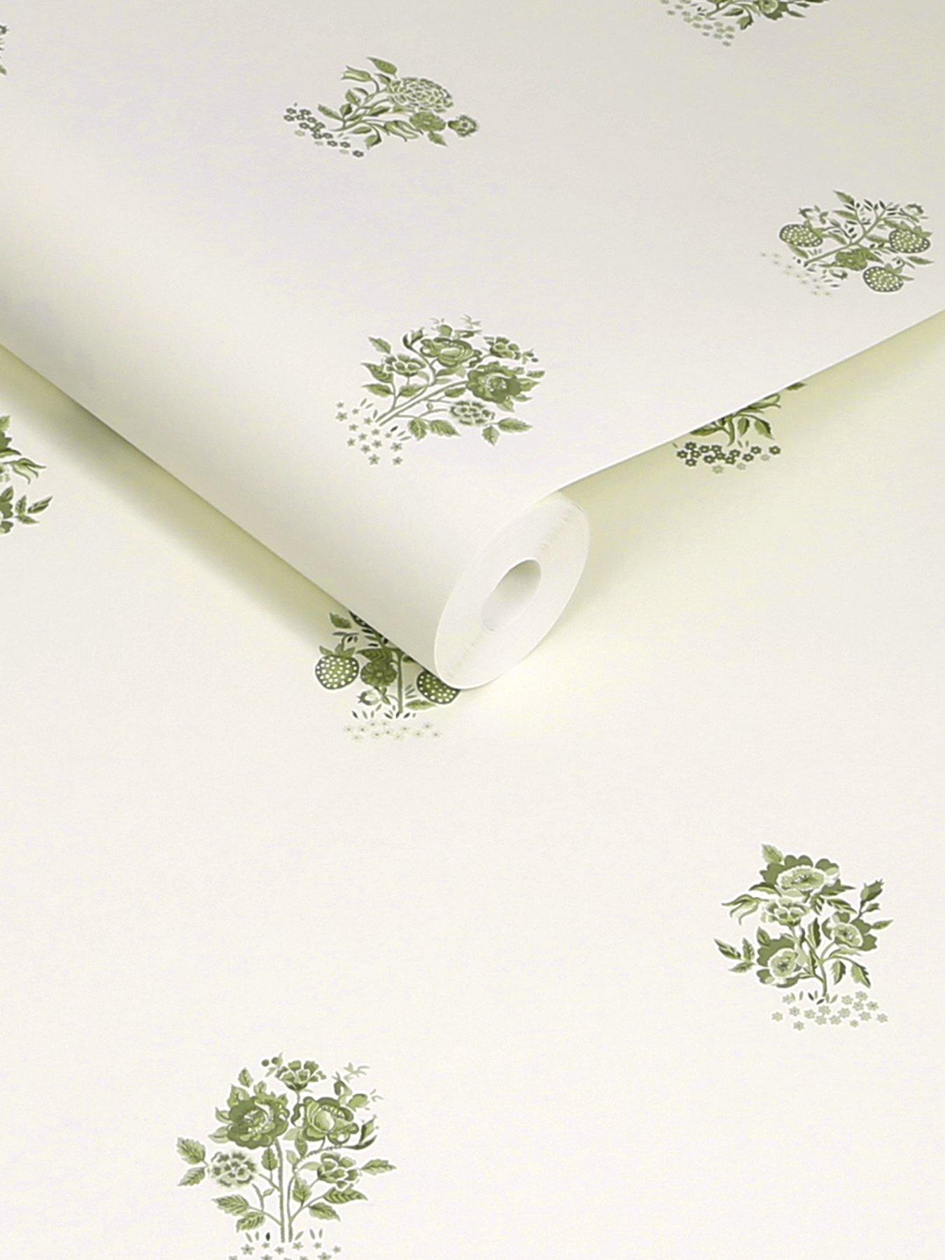Image 2 of 3 of Cath Kidston Kingdom Posey Sage Wallpaper