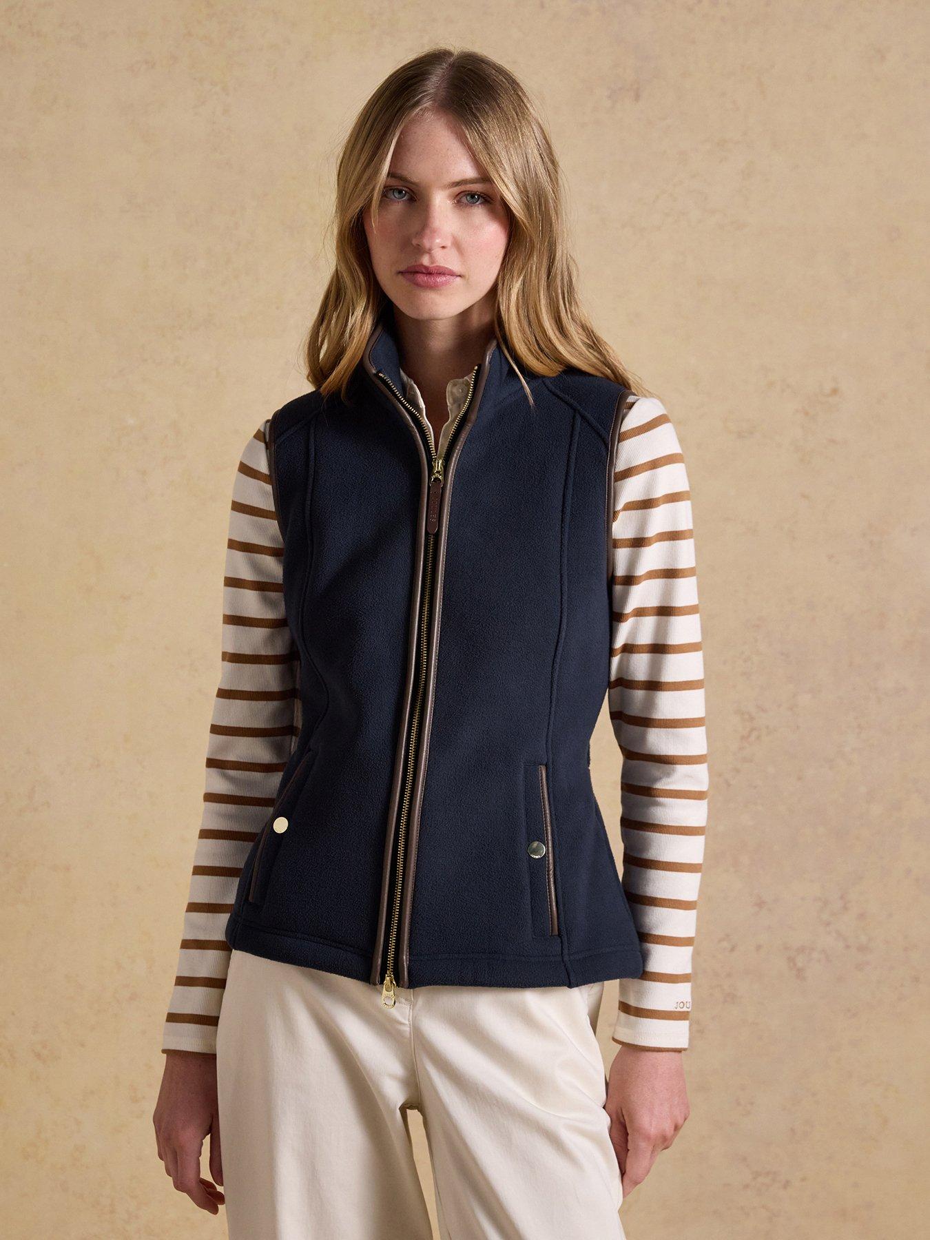 Joules Women's Blue Fairbourne Gilets Navy - Size 8 - Image 2