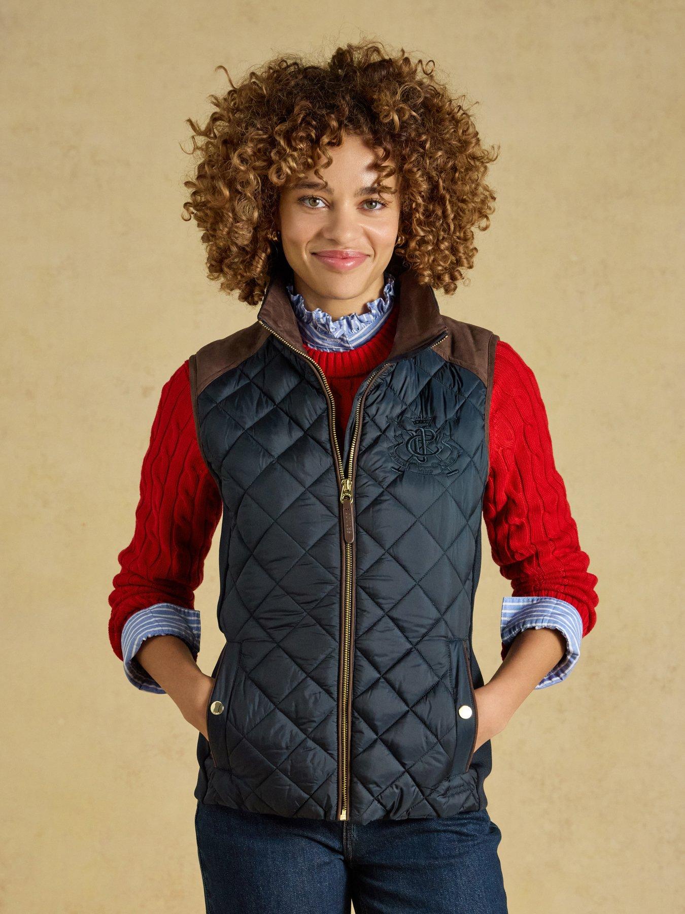 Joules Braemar Luxe Gilet - Navy Blue
