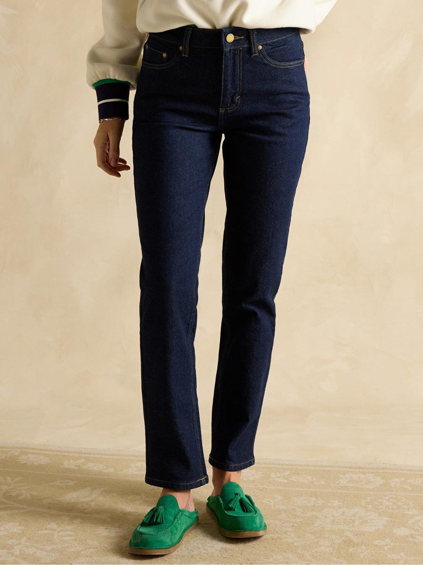 Joules Denim Straight Fit Slim Mid Rise Jeans - Image 2