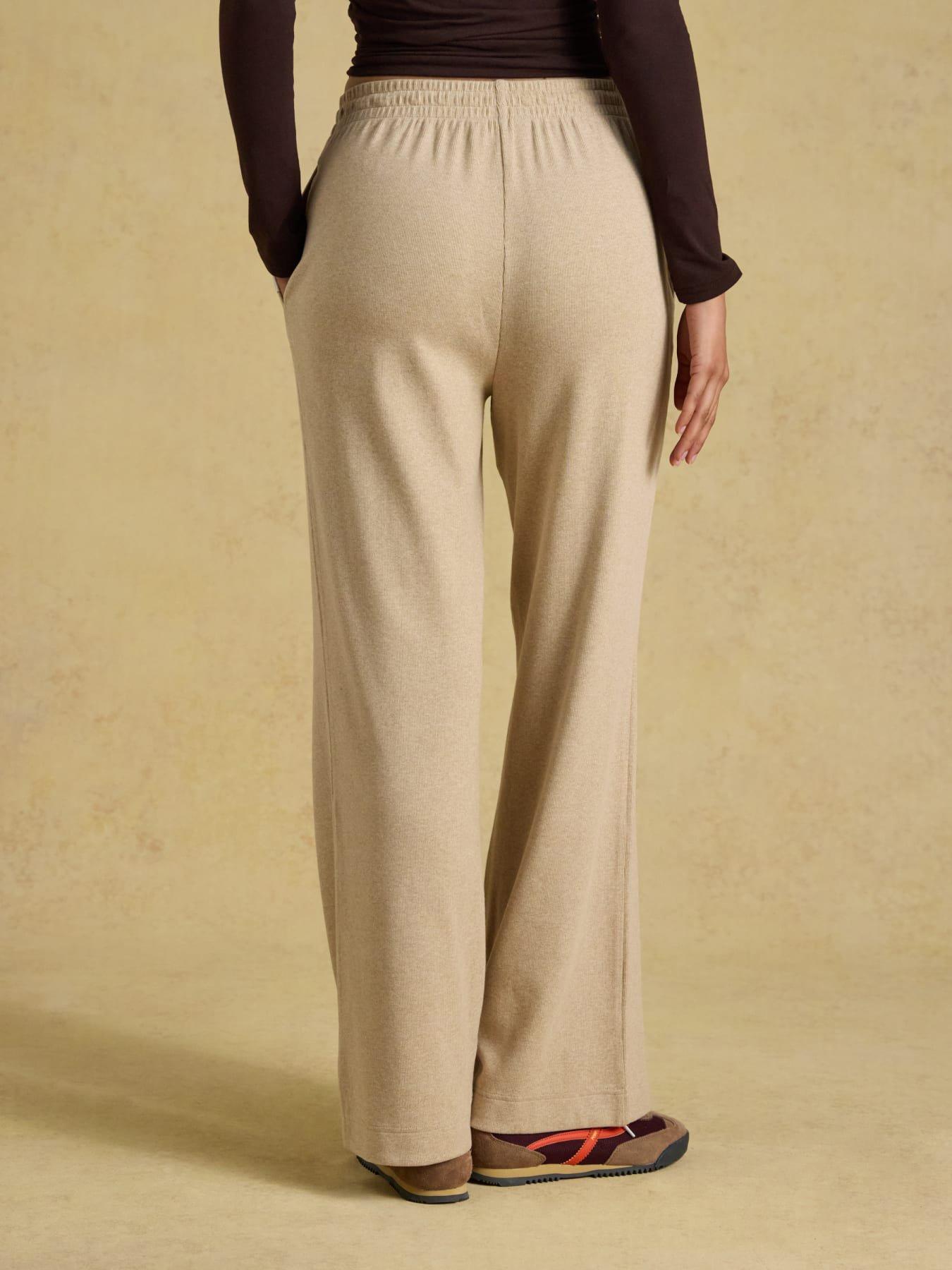 Image 2 of 7 of Joules Warm Handle Rib Jogger - Oatmarl