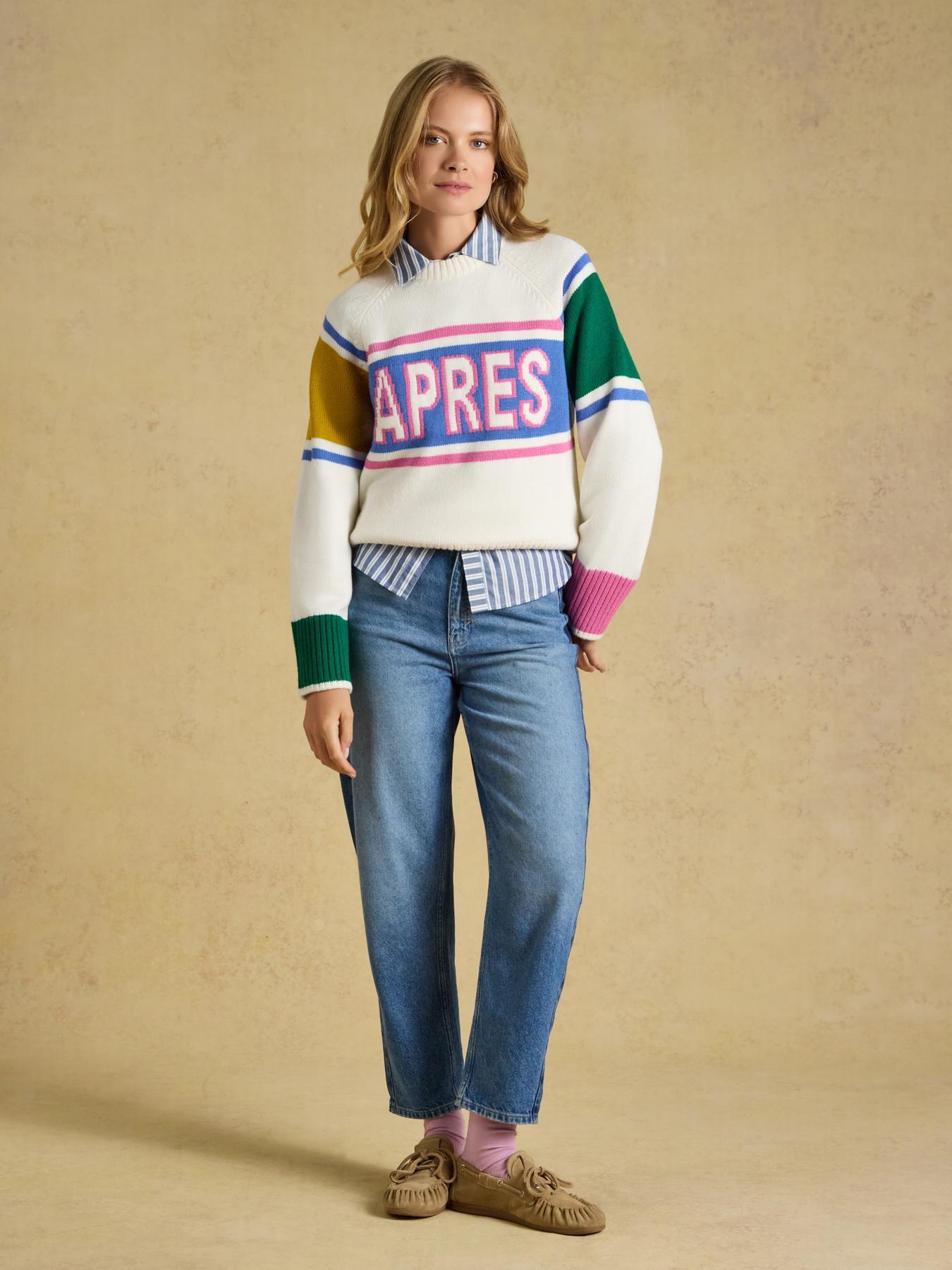 Image 3 of 6 of Joules Apres Knit - Cream