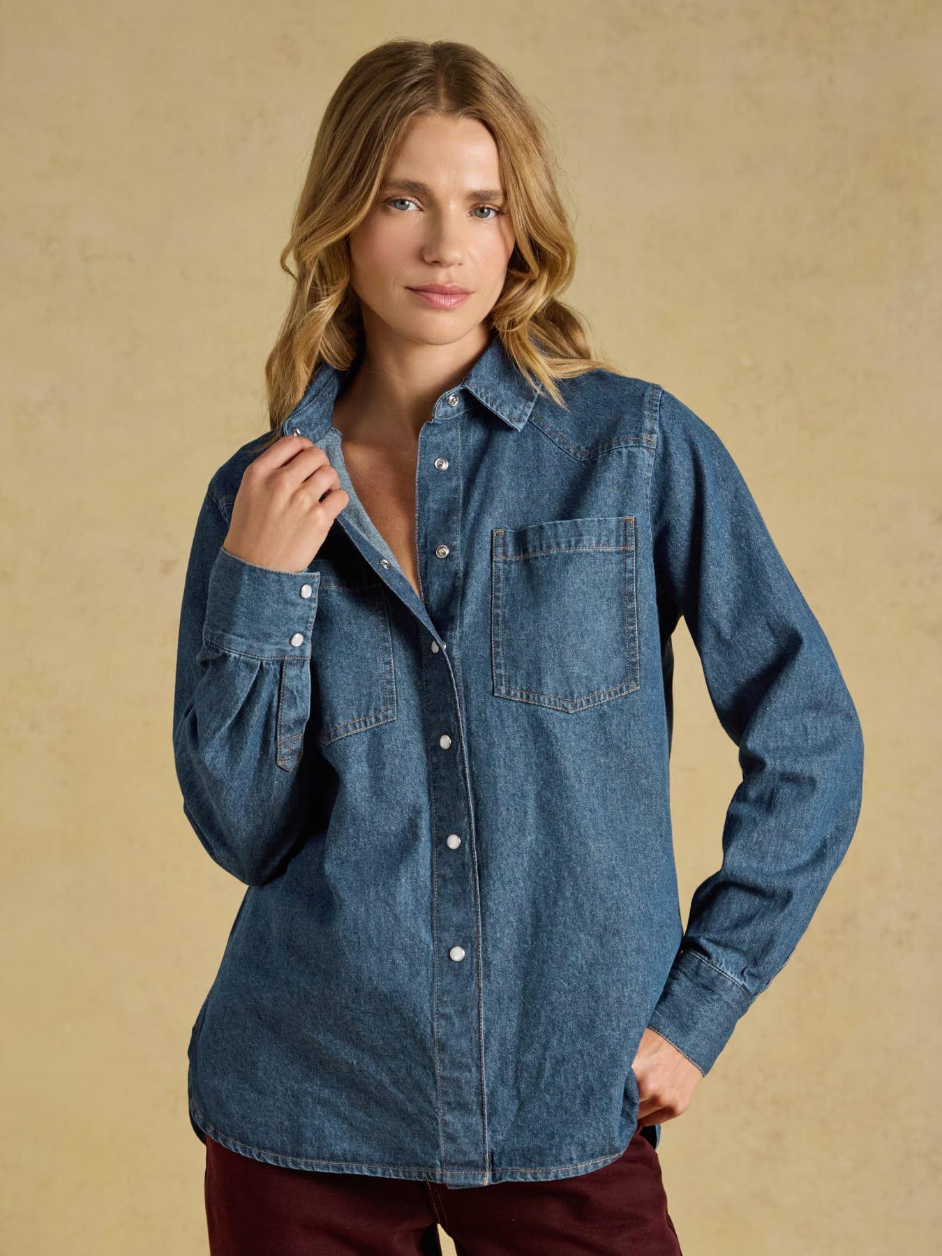 Image 1 of 7 of Joules Slim Fit Western - Mid Wash