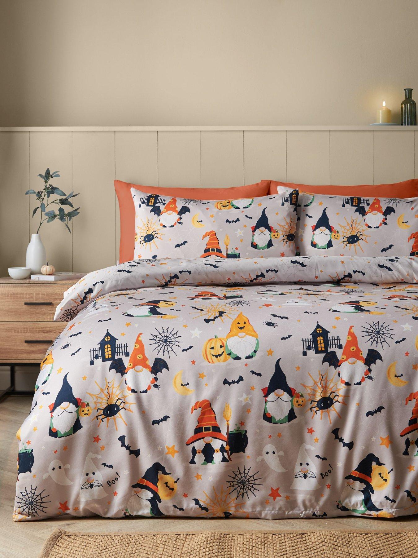 Catherine Lansfield Halloween Gonks Duvet Cover Set