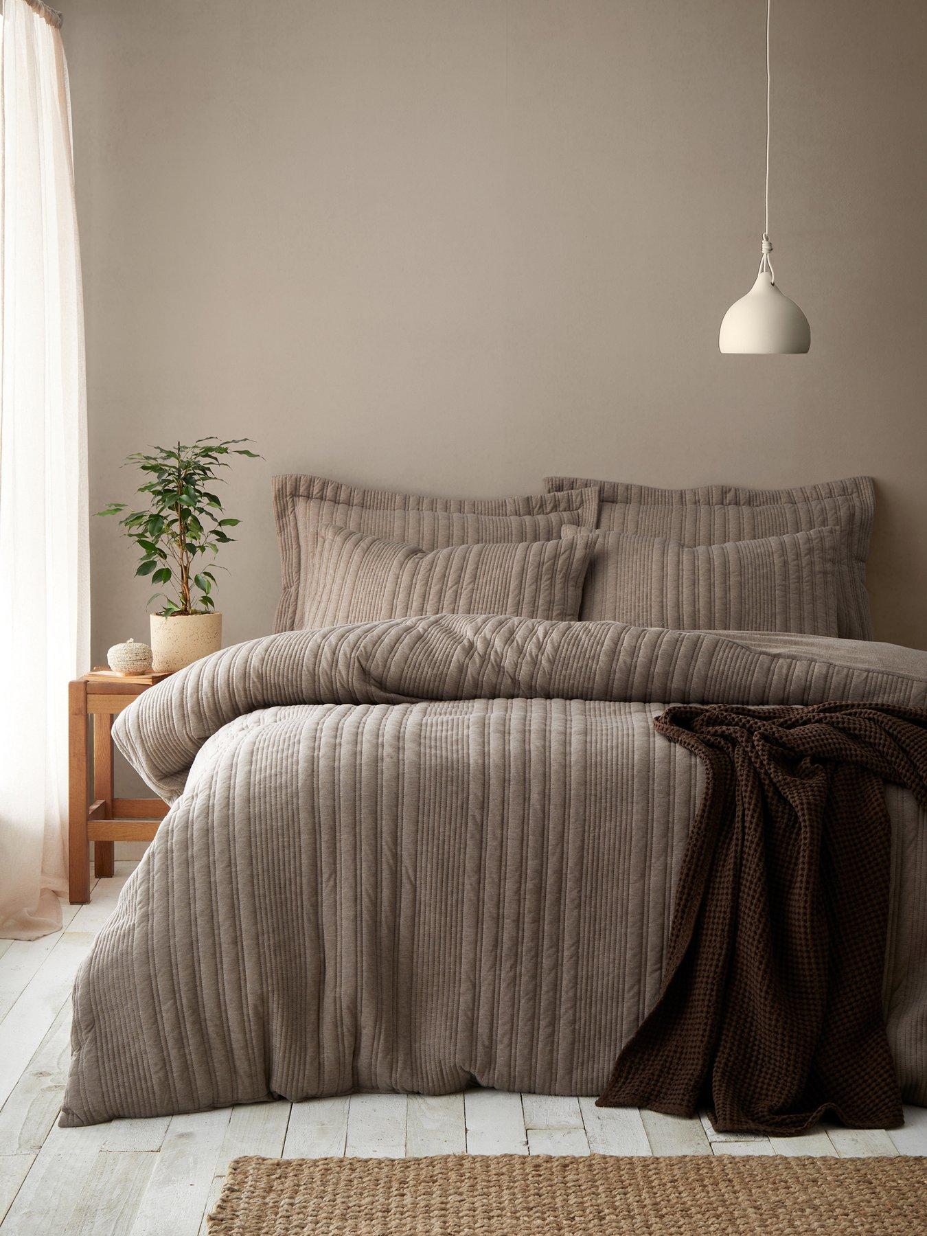 Image 1 of 6 of Pineapple Elephant Tamba Jersey Stripe Duvet Cover Set