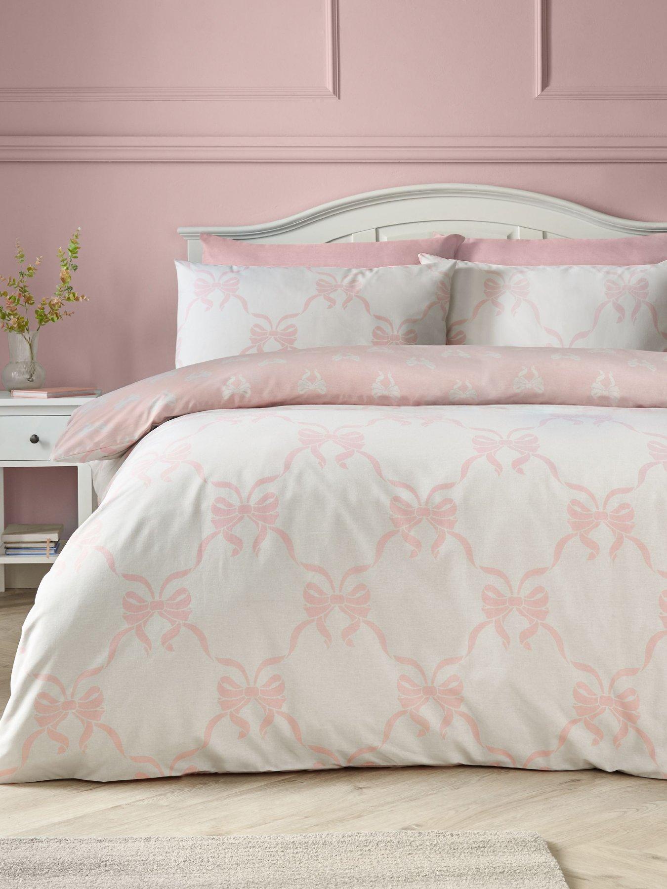Catherine Lansfield Pretty Bows Duvet Cover Set