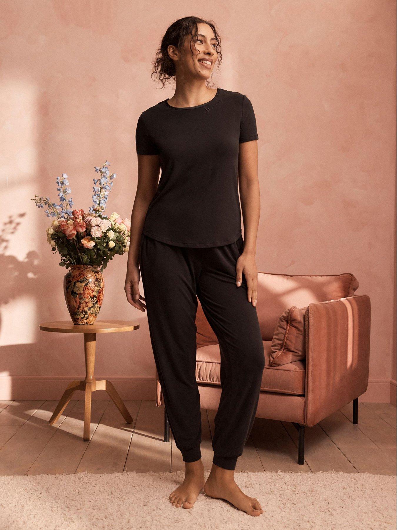 Image 1 of 7 of B By Ted Baker Lyocell And Wool Blend Pyjamas Set